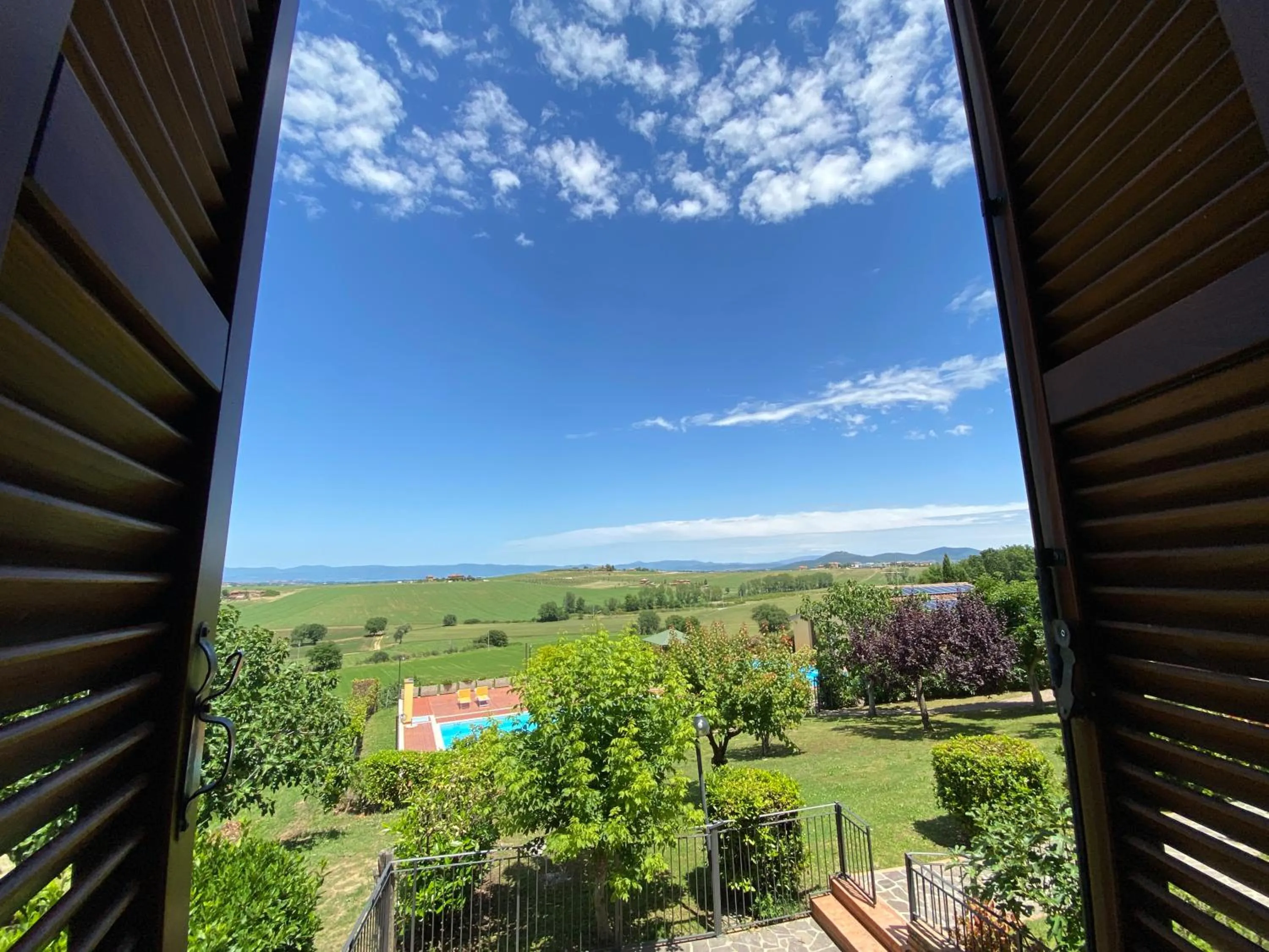 Garden view in Agriturismo Tenuta Badia