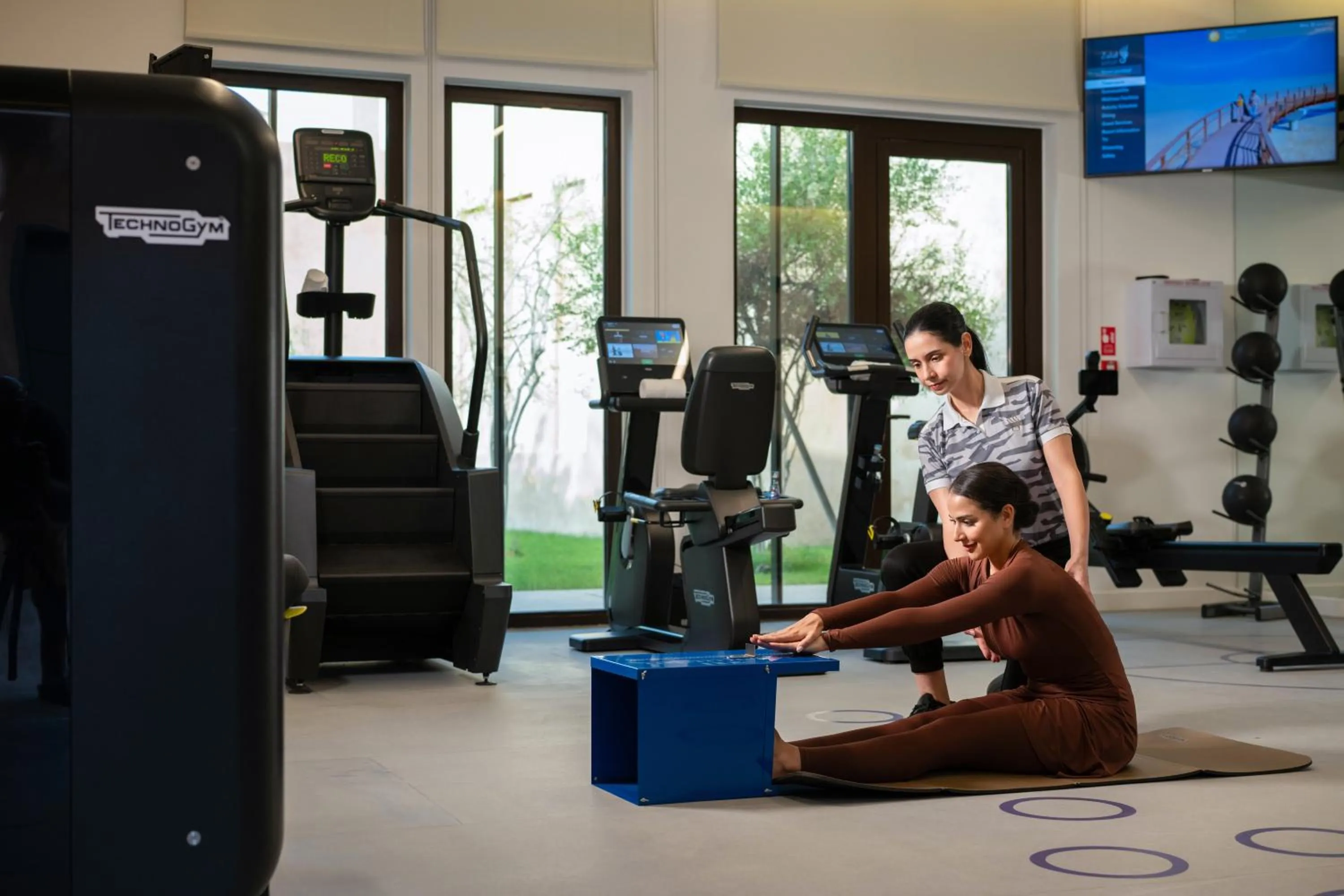 Fitness centre/facilities in Zulal Wellness Resort by Chiva-Som