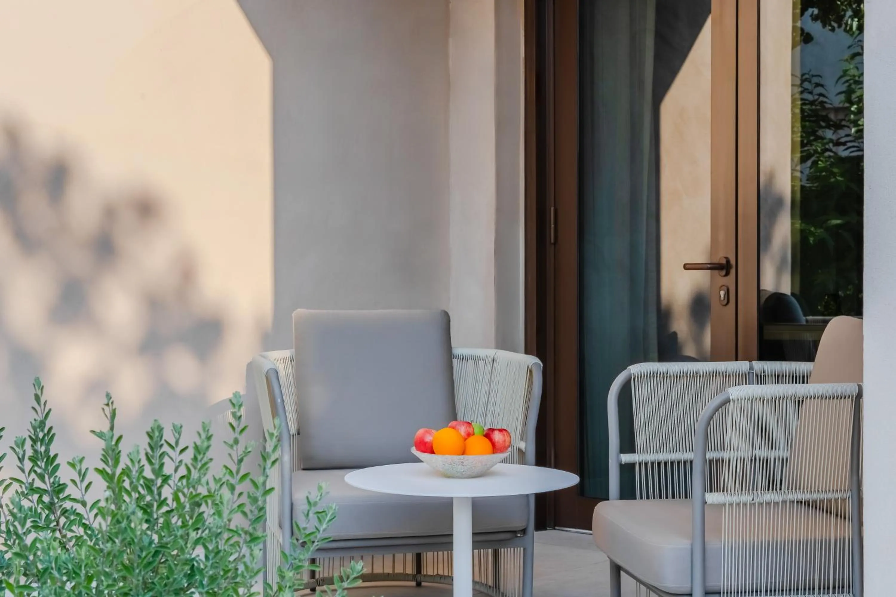 Patio in Zulal Wellness Resort by Chiva-Som