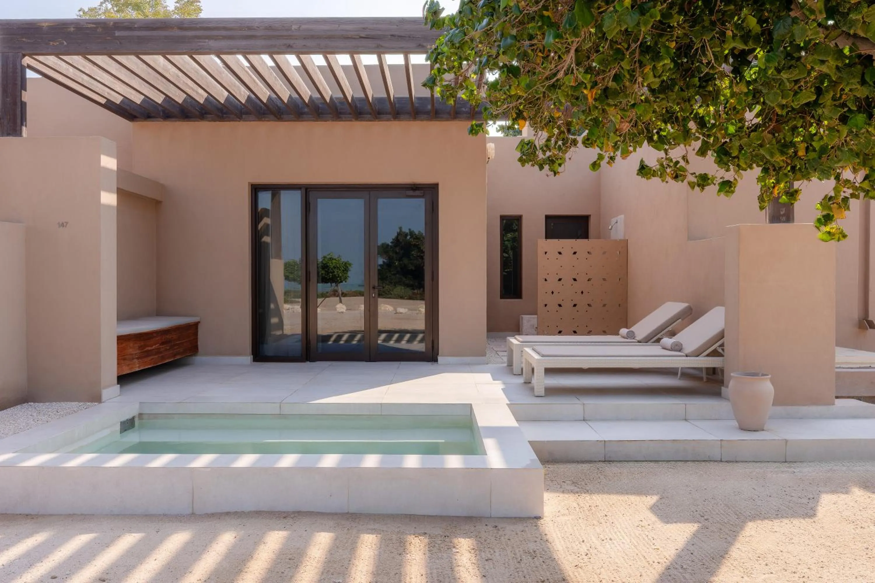 Patio in Zulal Wellness Resort by Chiva-Som