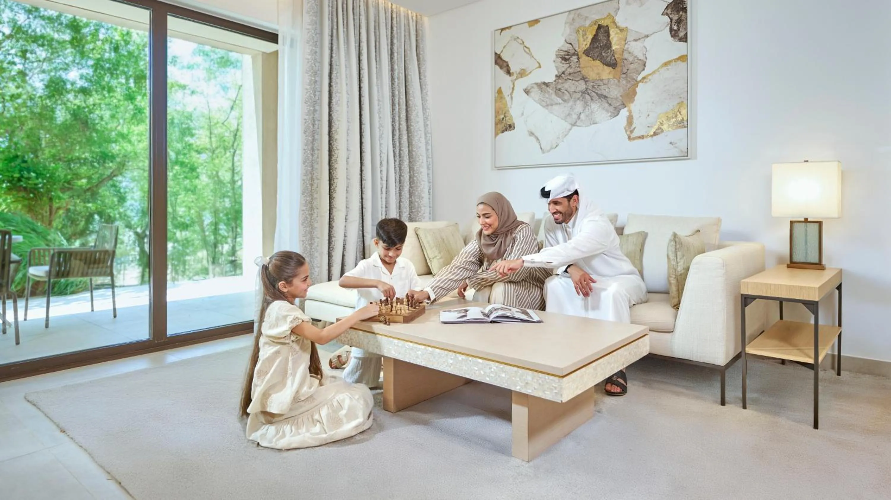 Patio in Zulal Wellness Resort by Chiva-Som