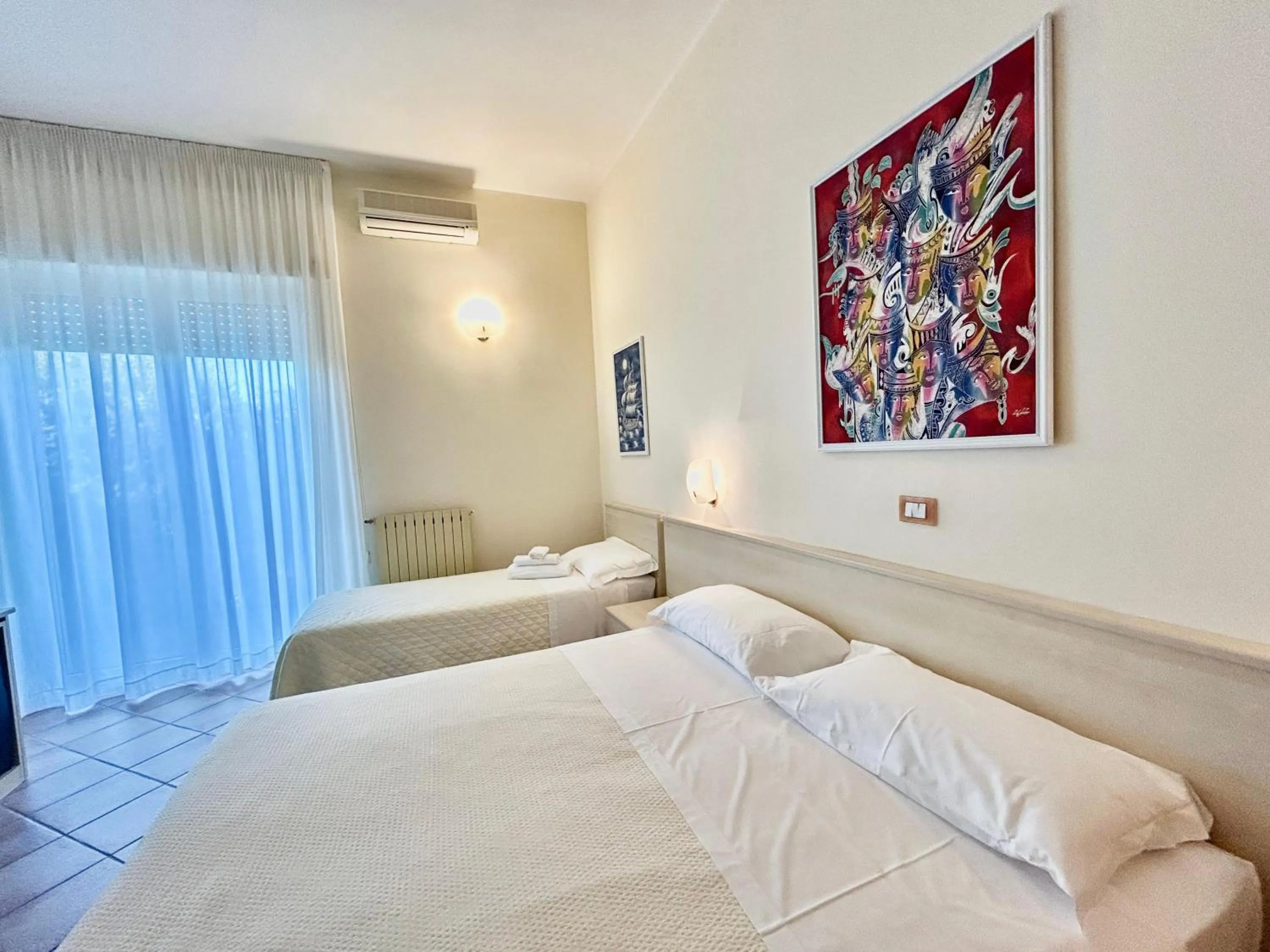 Bed in Hotel Di Rocco