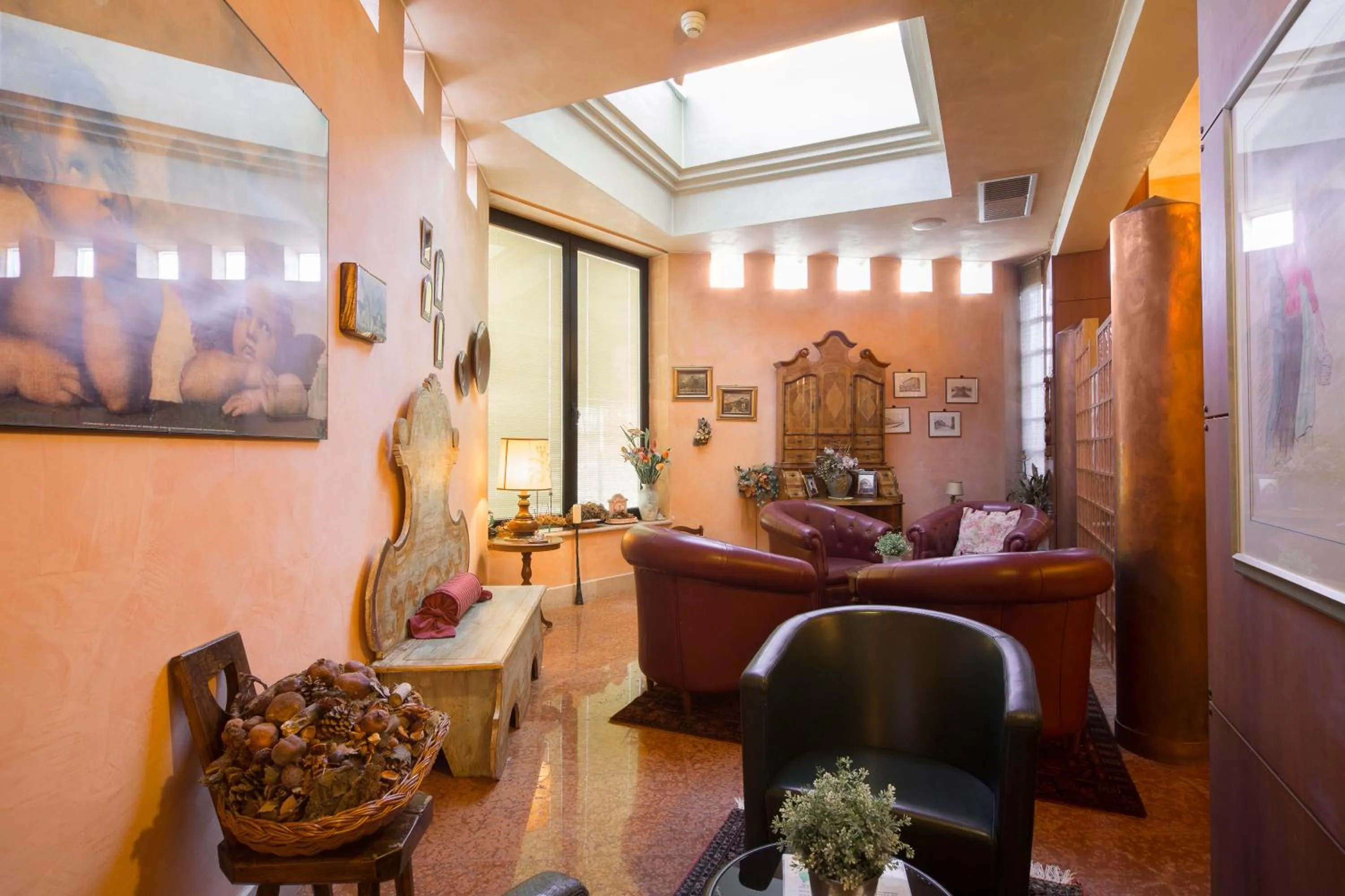 Lobby or reception in Hotel Alan