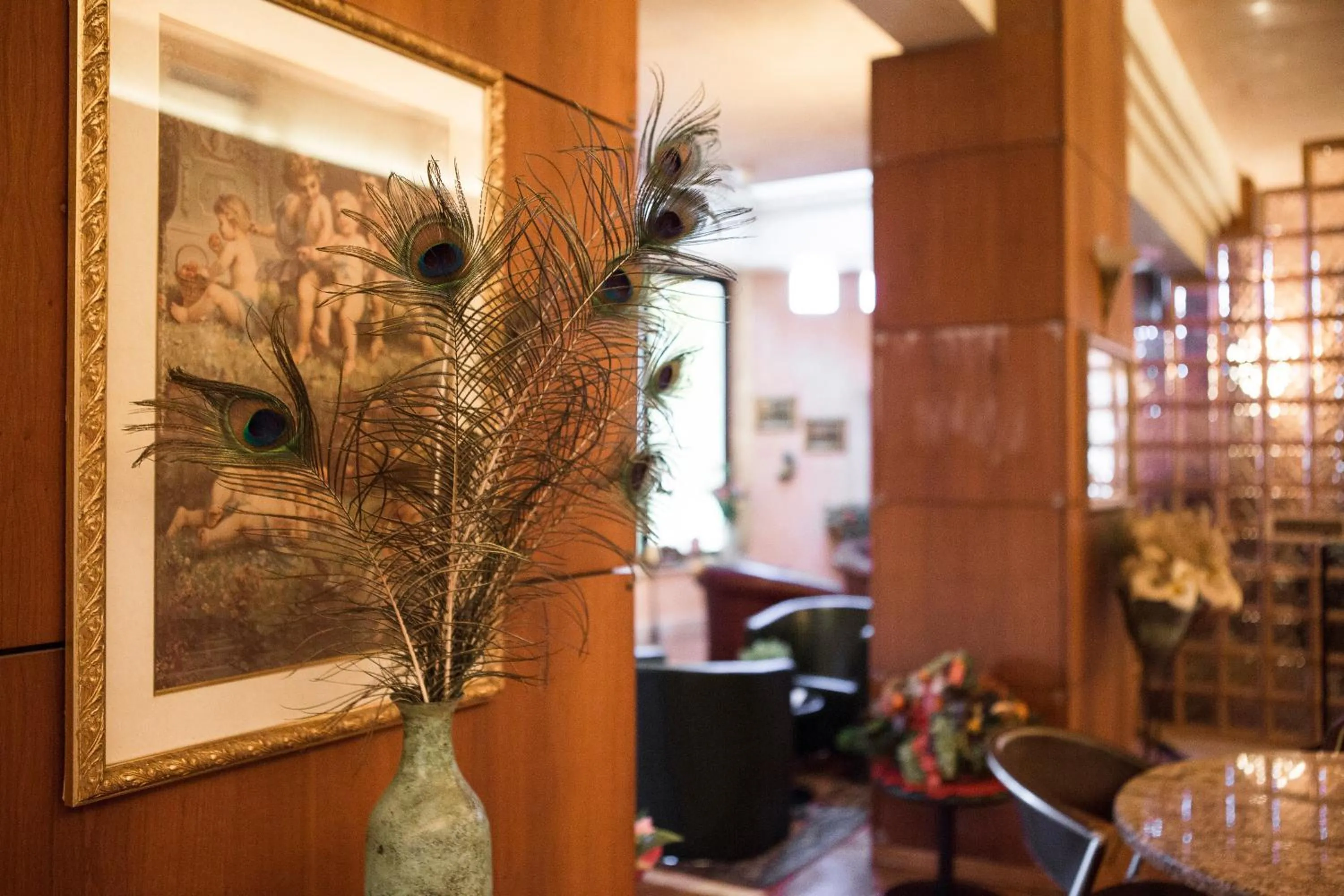 Lobby or reception in Hotel Alan