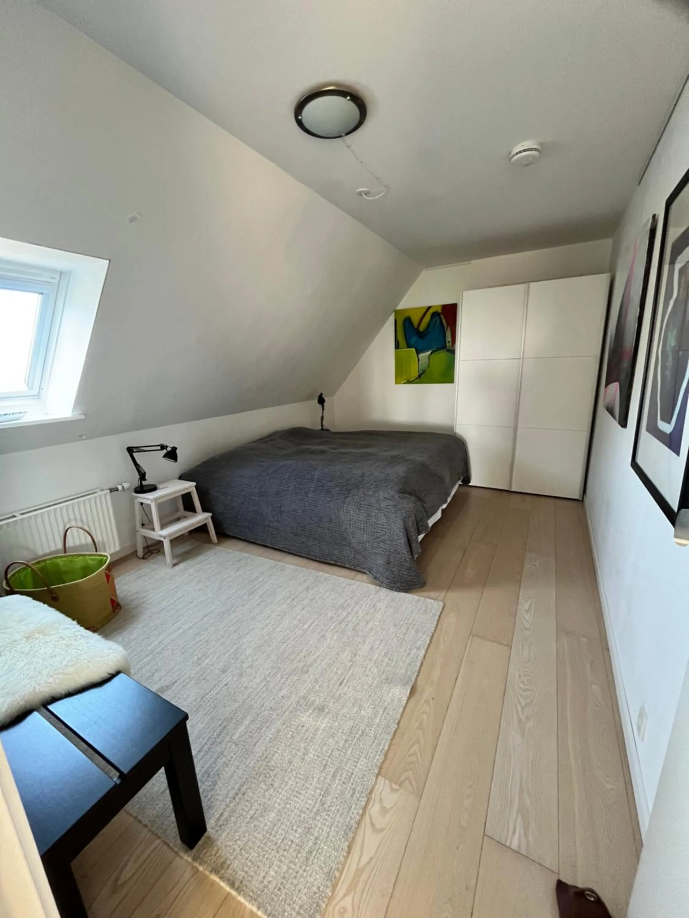 Bed in Apartment Ruhetgaard Bed & kitchen