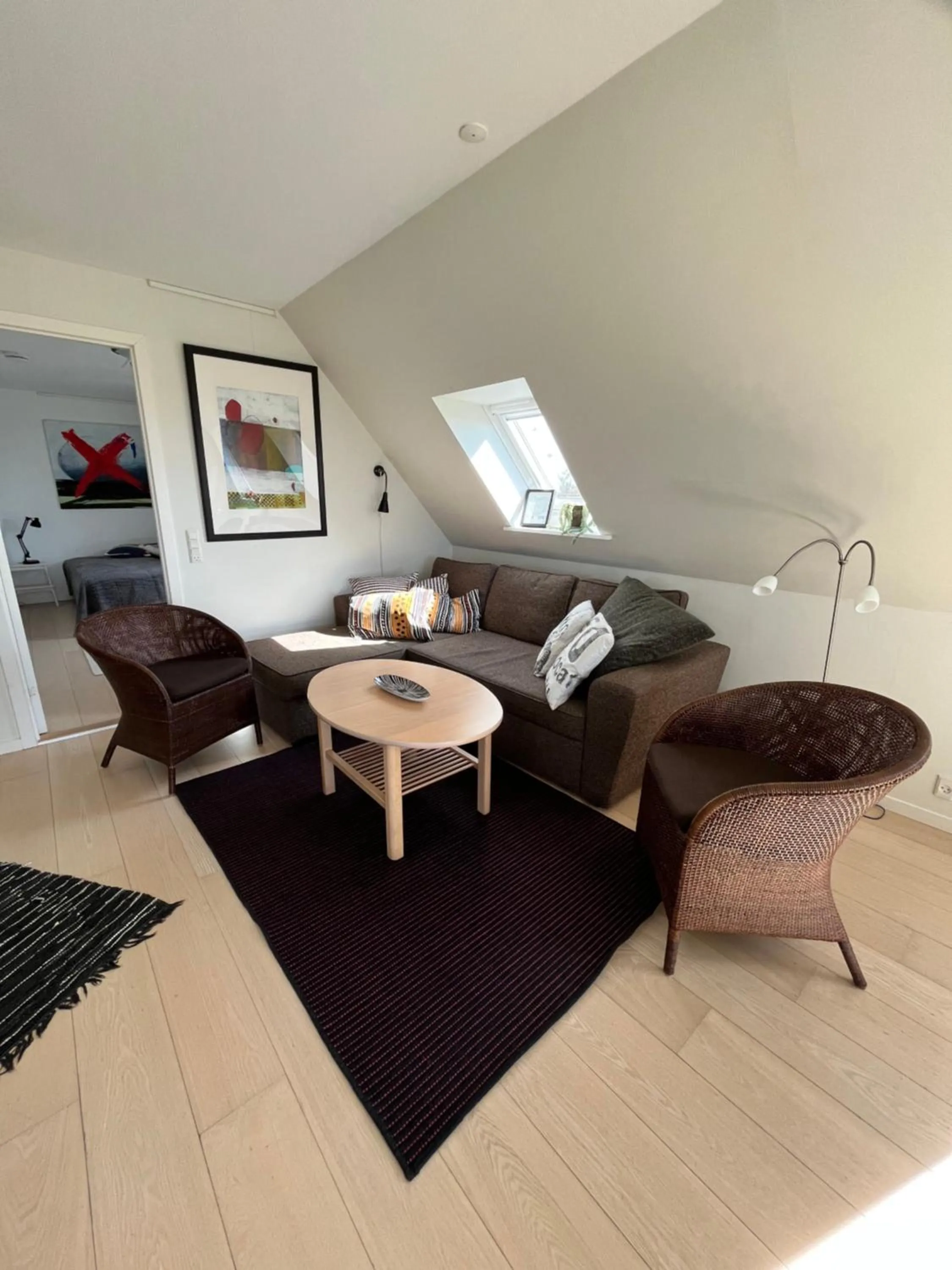 Living room in Apartment Ruhetgaard Bed & kitchen