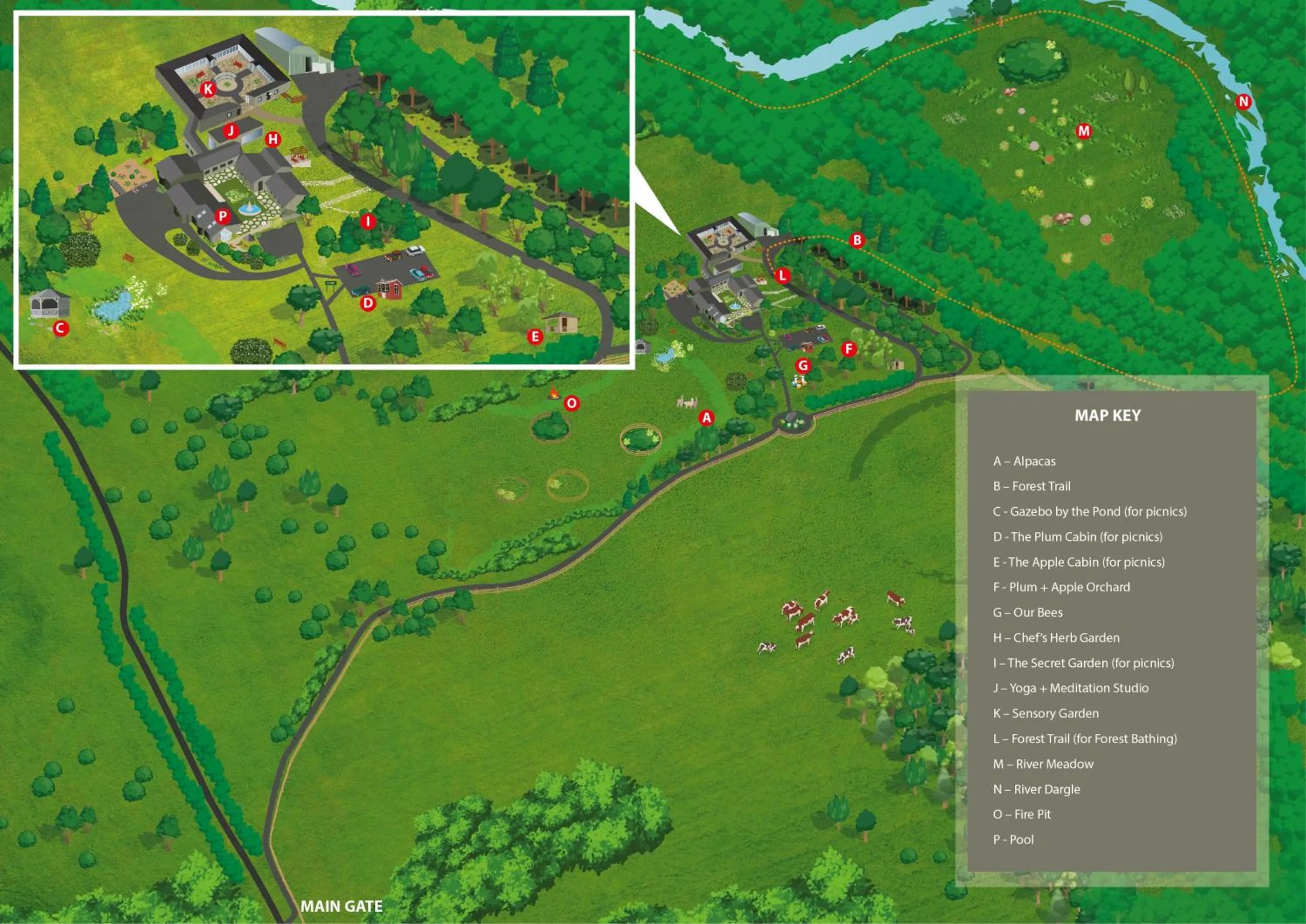 Property building in Powerscourt Springs Health Farm