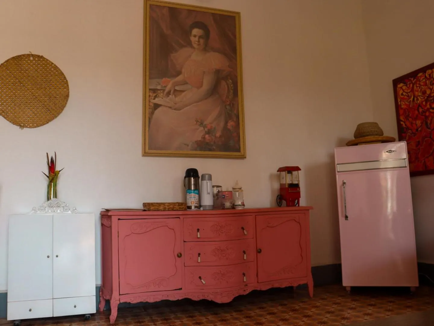 Kitchen or kitchenette in Casa Rosa - Alma Hotels