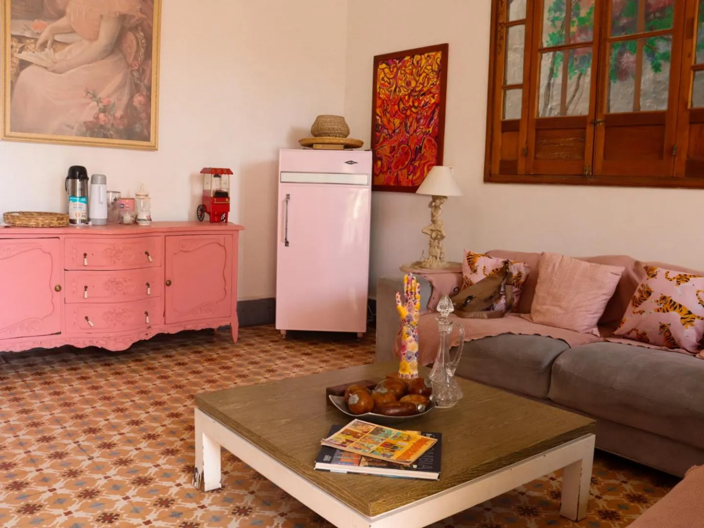 Living room in Casa Rosa - Alma Hotels