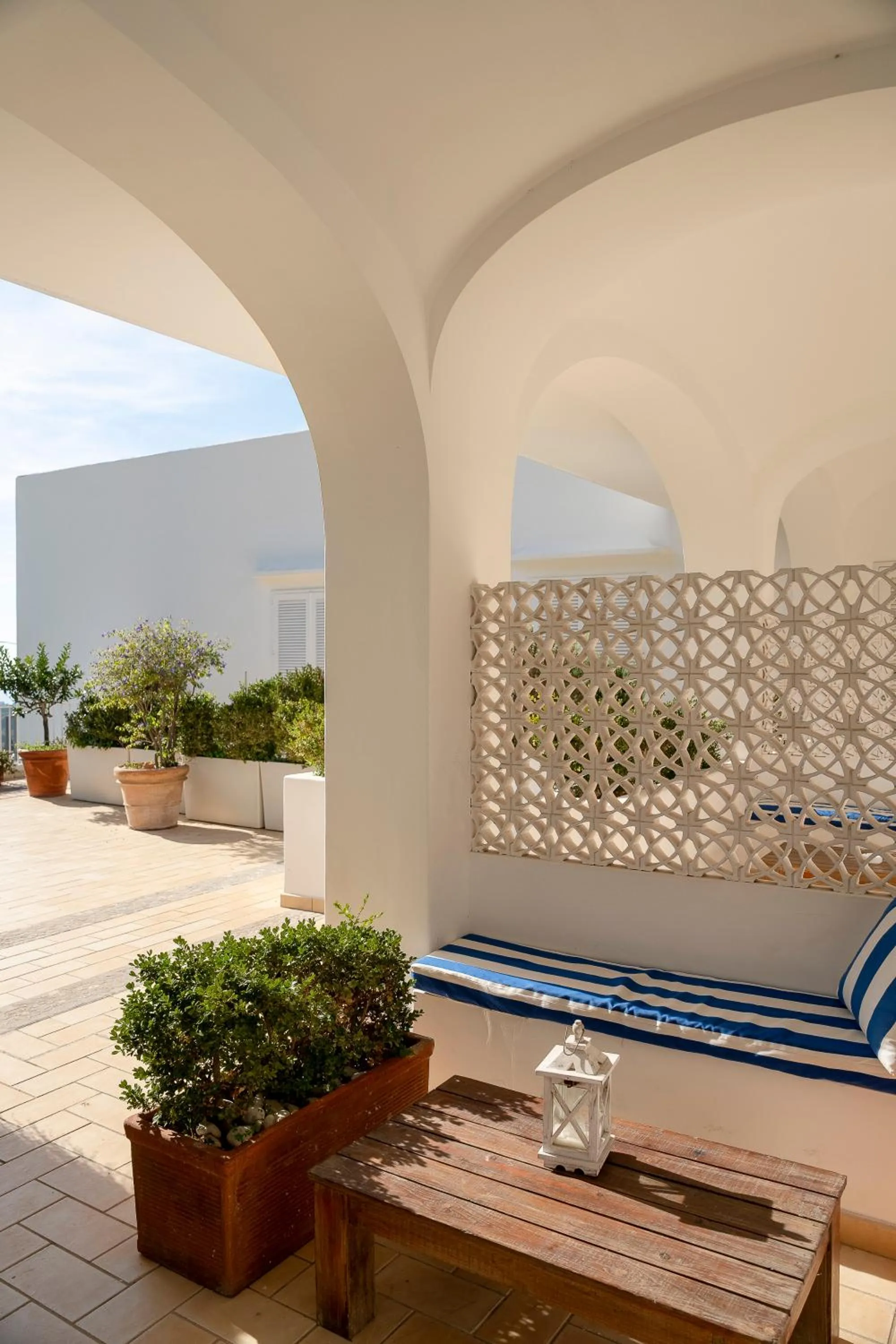 Patio in Hotel Senaria