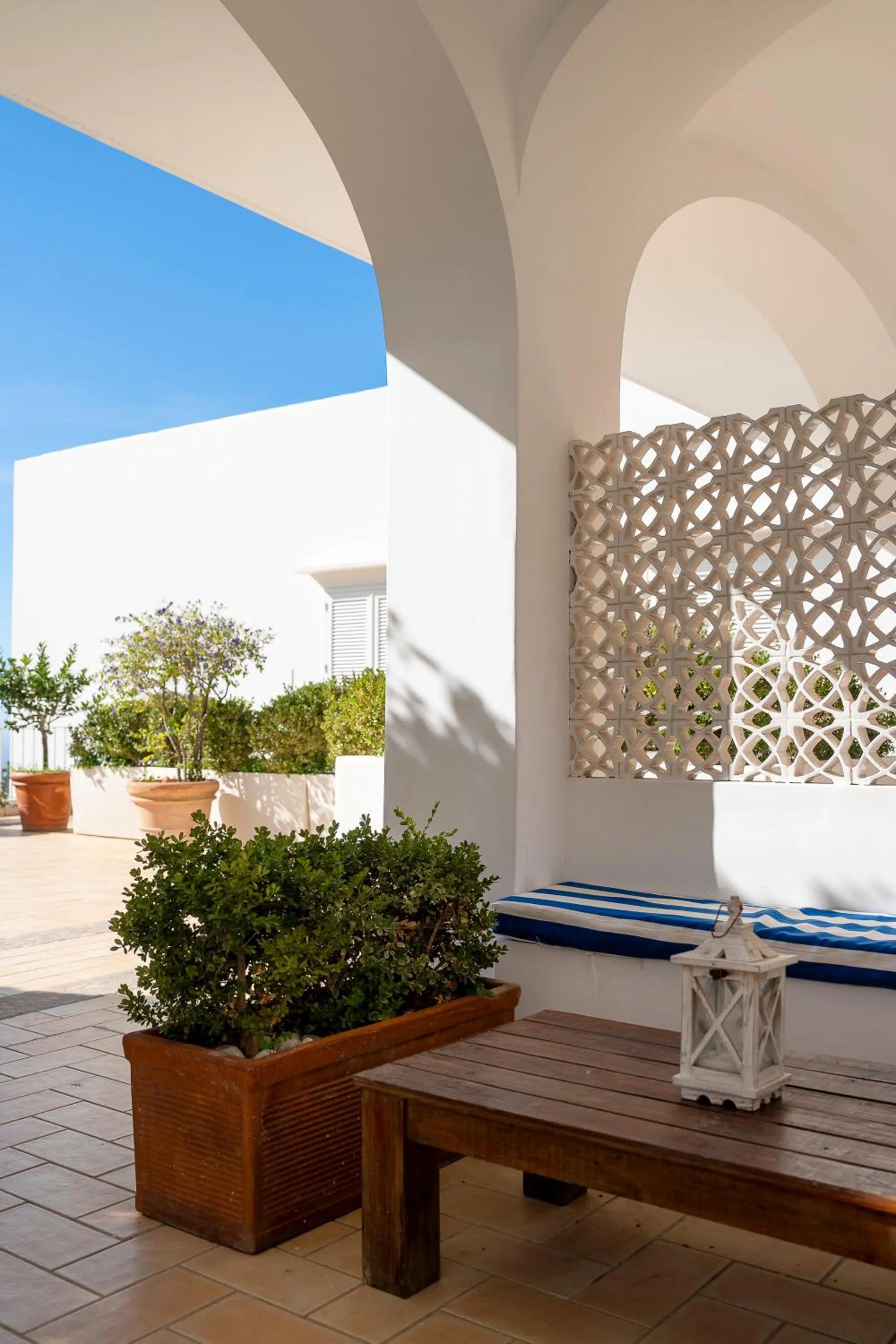 Patio in Hotel Senaria