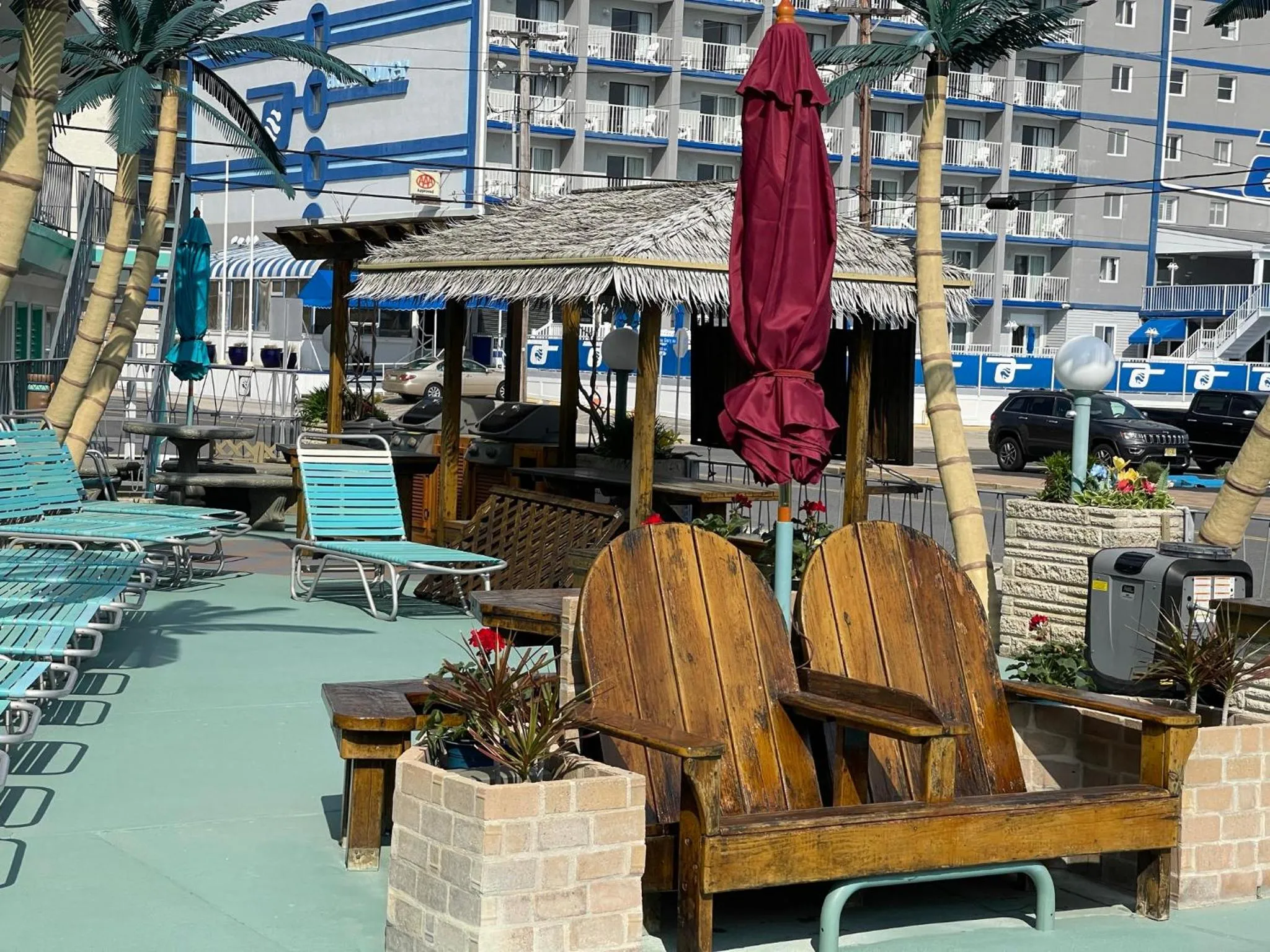 Swimming pool in Bel Air Motel Wildwood Crest Beach