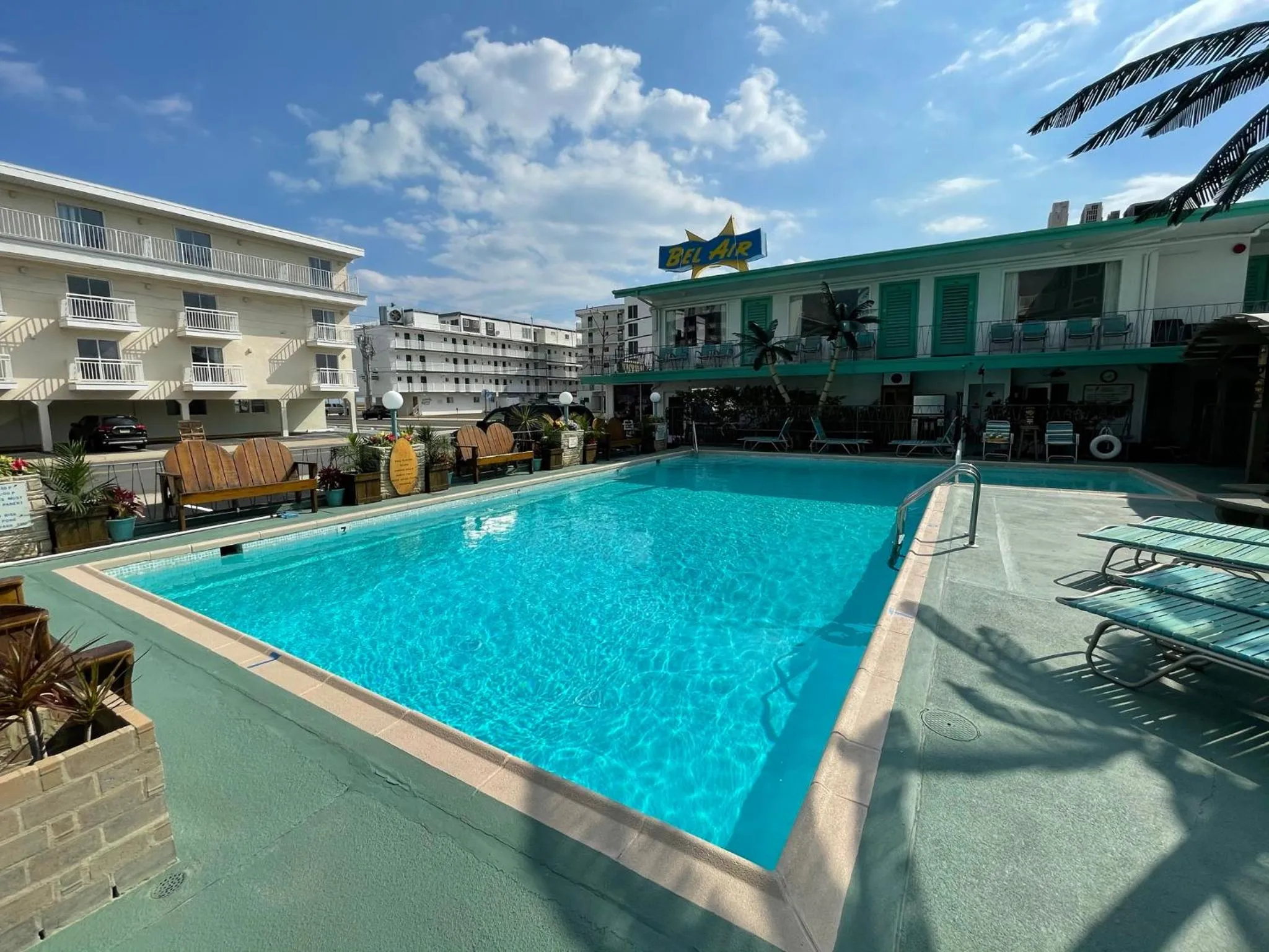 Swimming pool in Bel Air Motel Wildwood Crest Beach