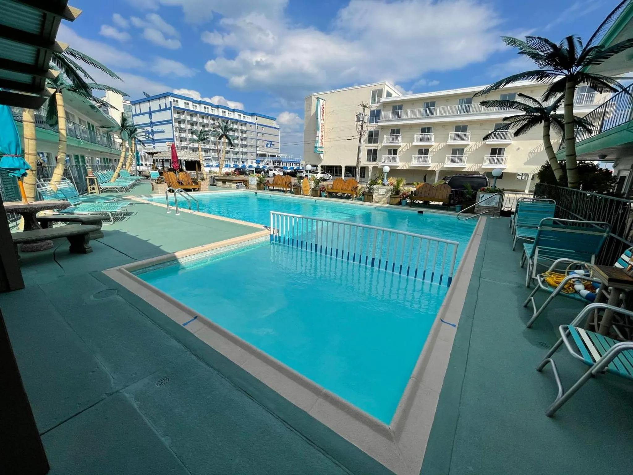 Swimming pool in Bel Air Motel Wildwood Crest Beach