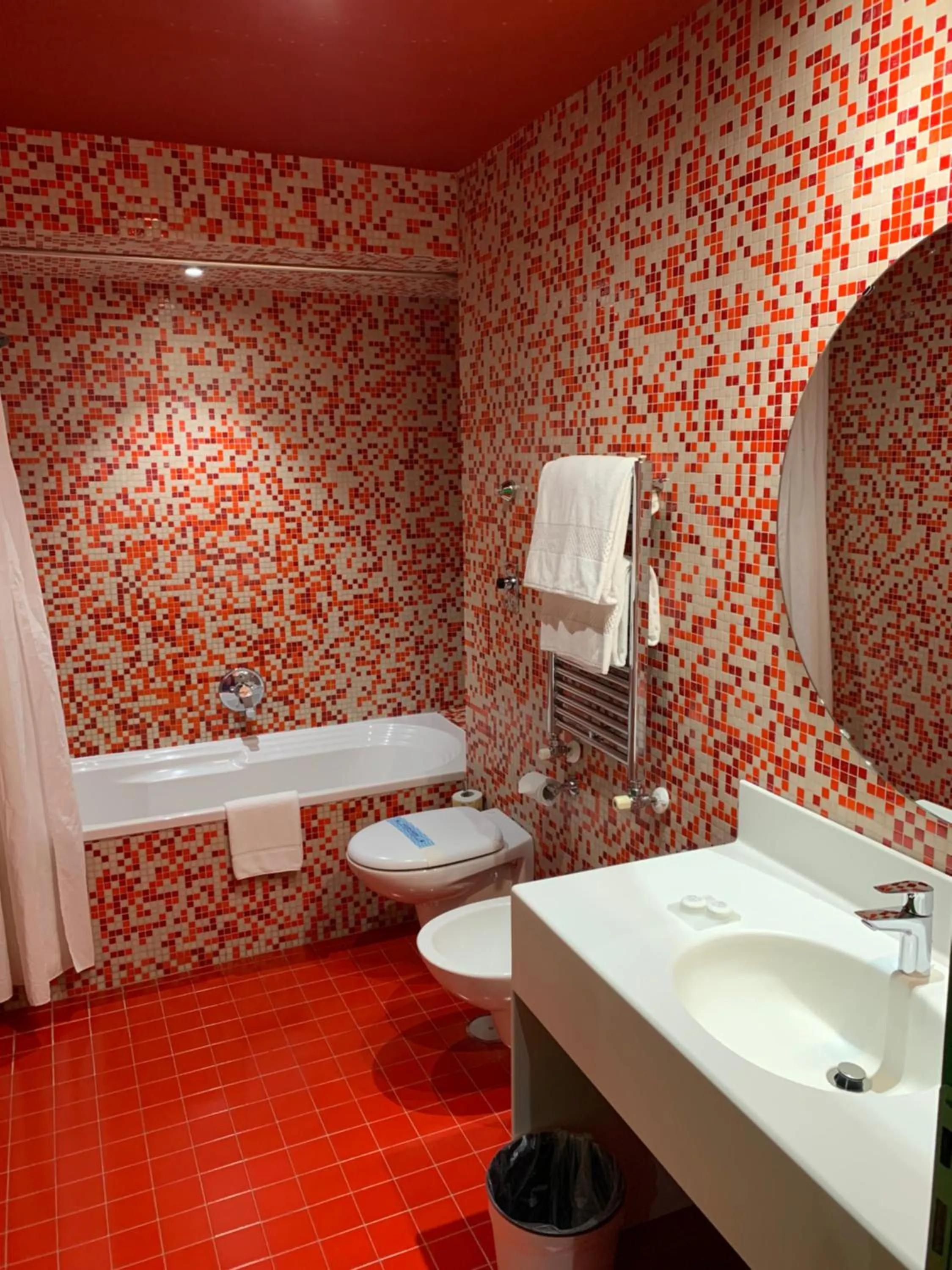 Bathroom in Hotel Abitart