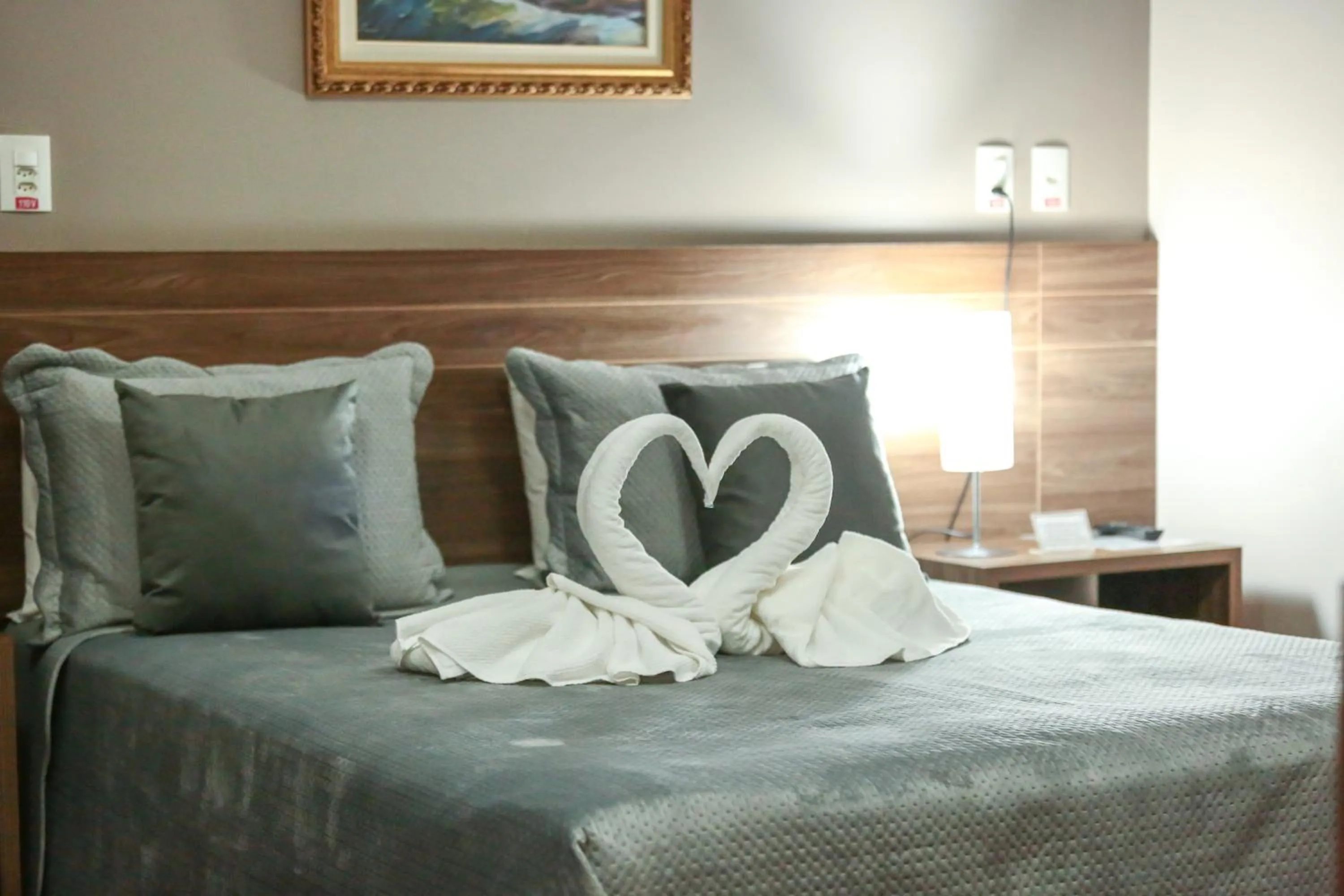 Bed in CAMBRAIA HOTEL ARCOS