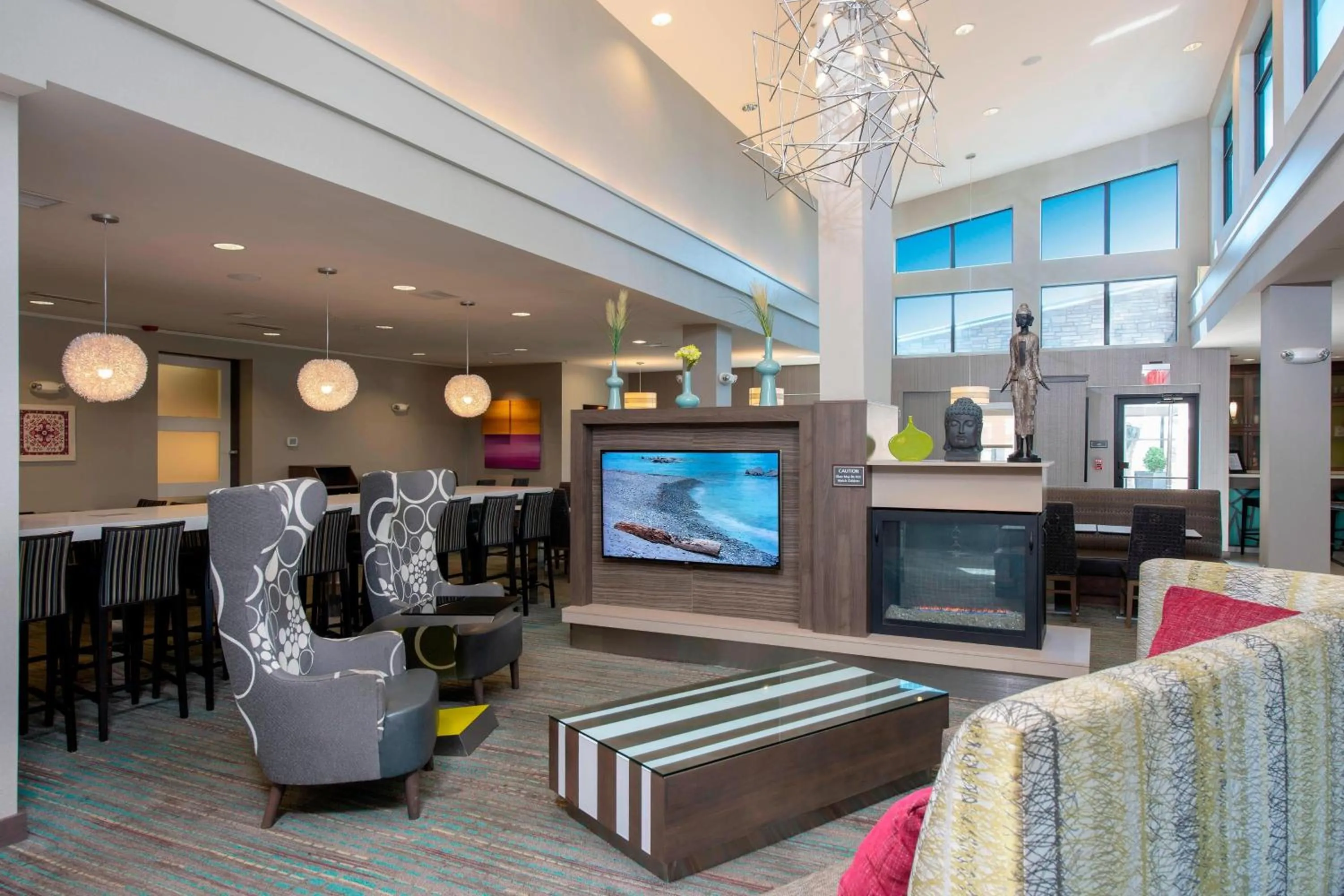 Lobby or reception in Residence Inn by Marriott Akron South/Green