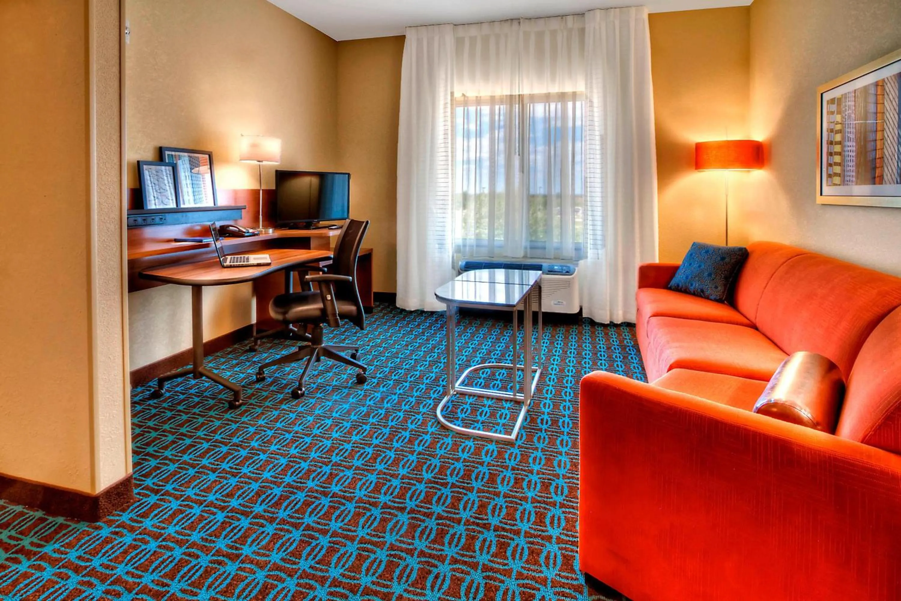 Living room in Fairfield Inn and Suites Oklahoma City Yukon