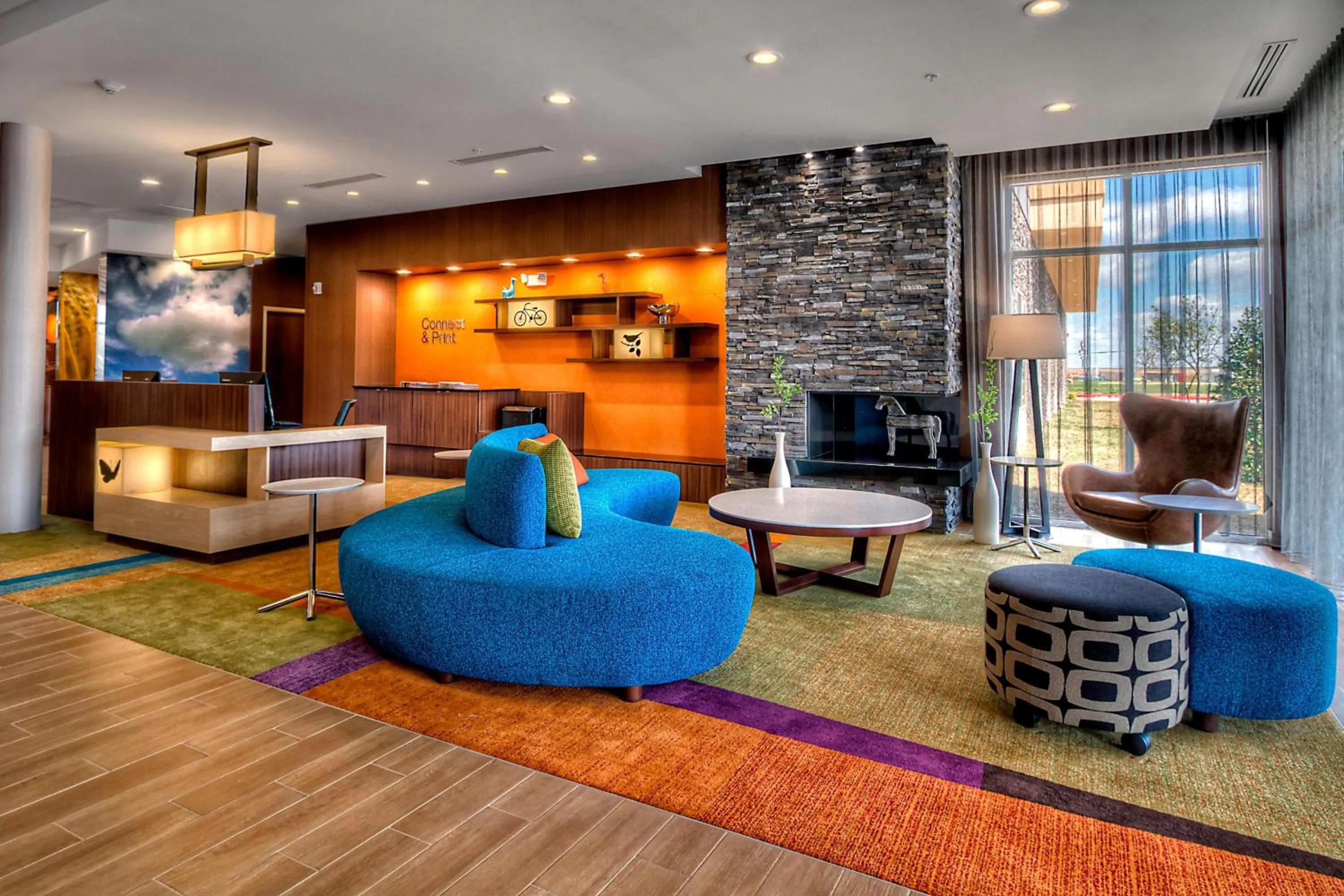 Lobby or reception in Fairfield Inn and Suites Oklahoma City Yukon