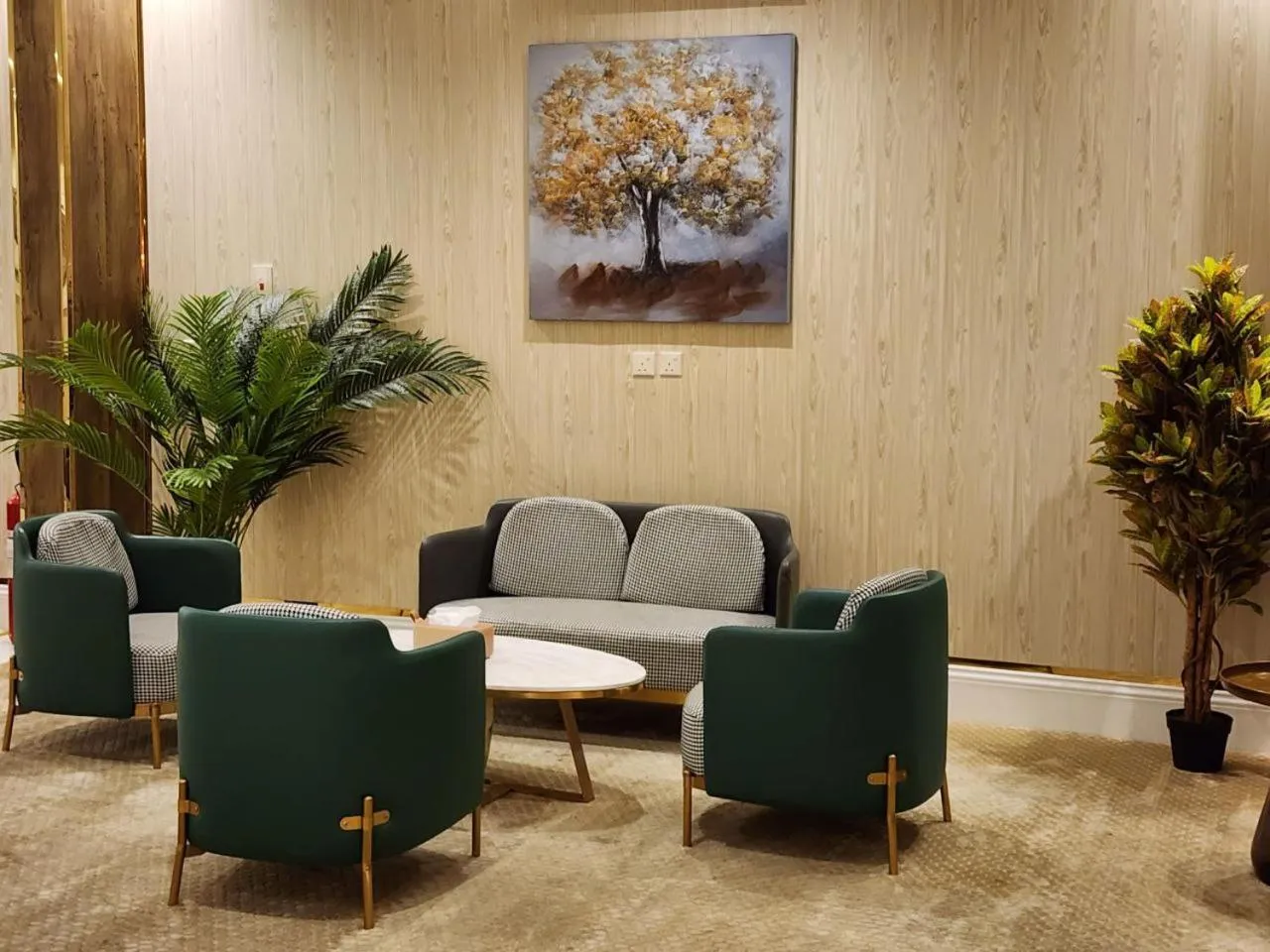 Lobby or reception in Relax Palace Hotel Apartments