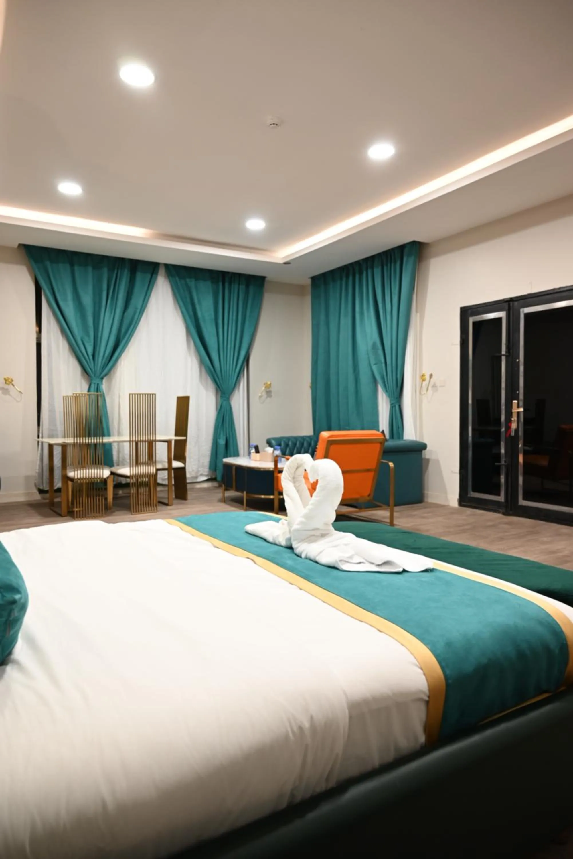 Bedroom, Bed in Relax Palace Hotel Apartments