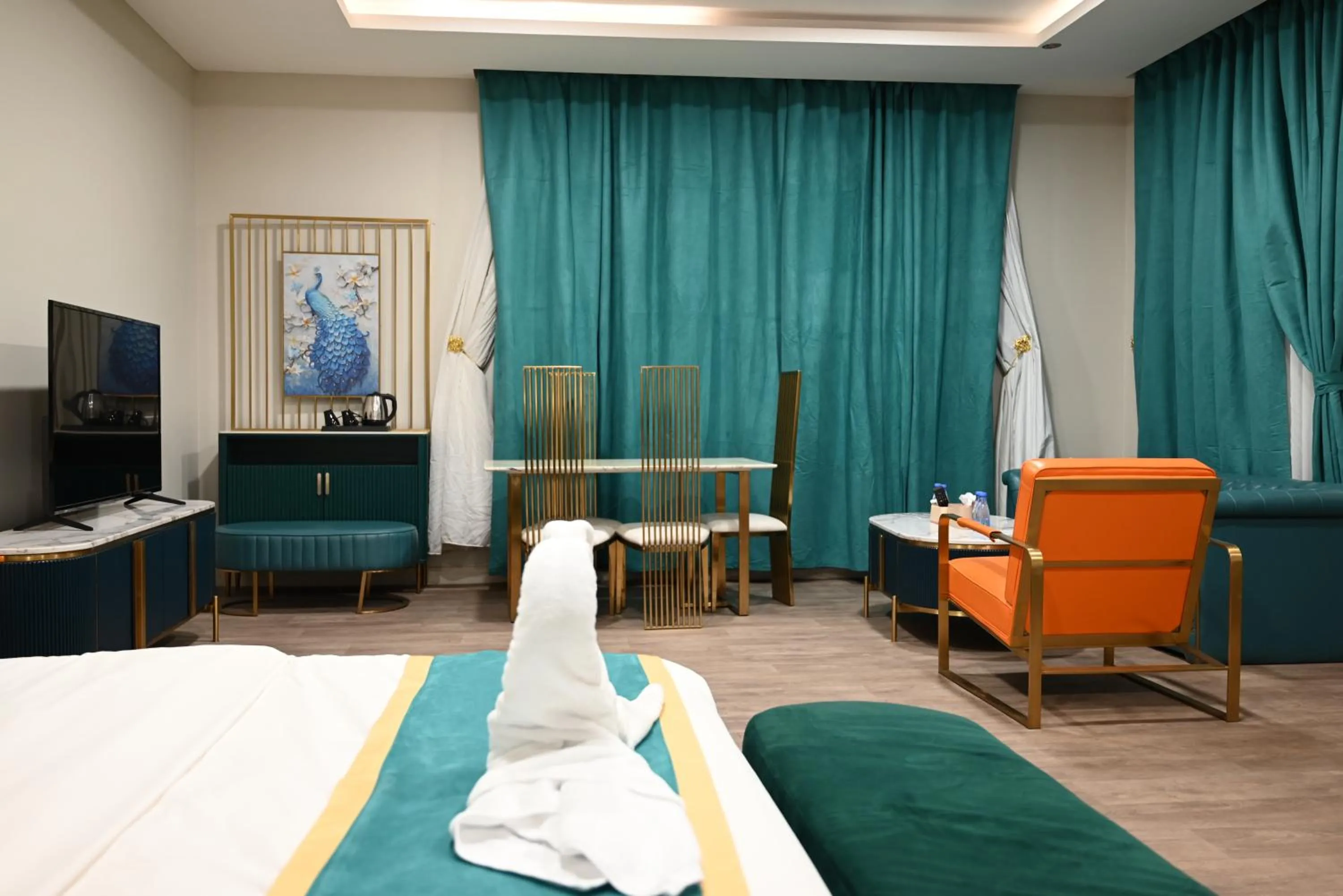 Living room in Relax Palace Hotel Apartments