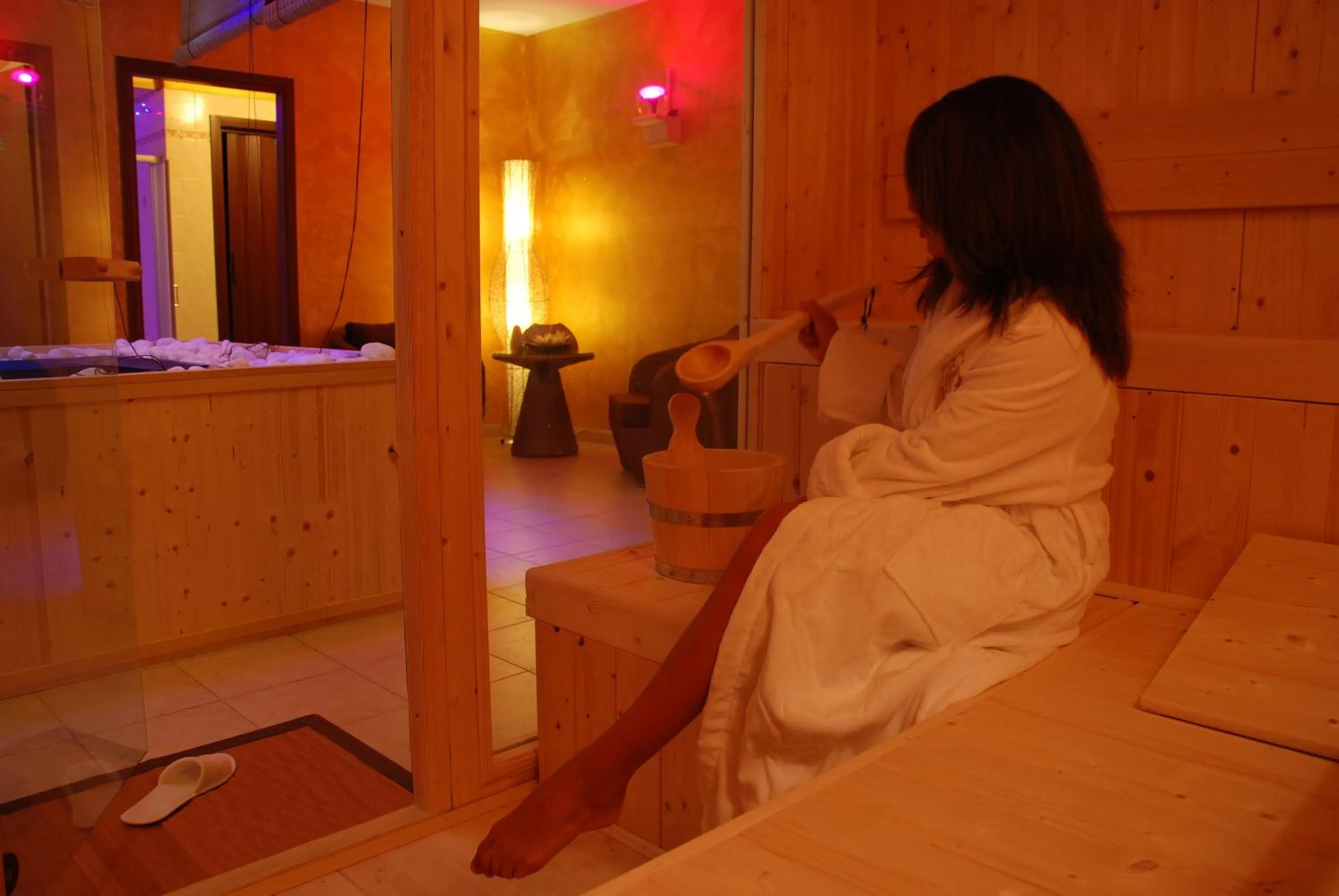 Sauna in Hotel Borgo degli Olivi