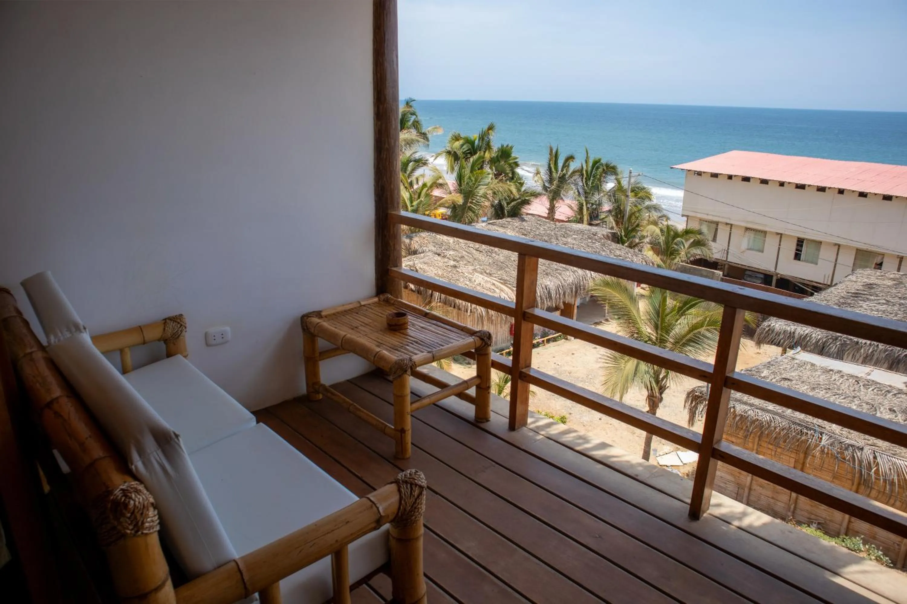 Family Room with Side Sea View in El Mirador de Vichayito