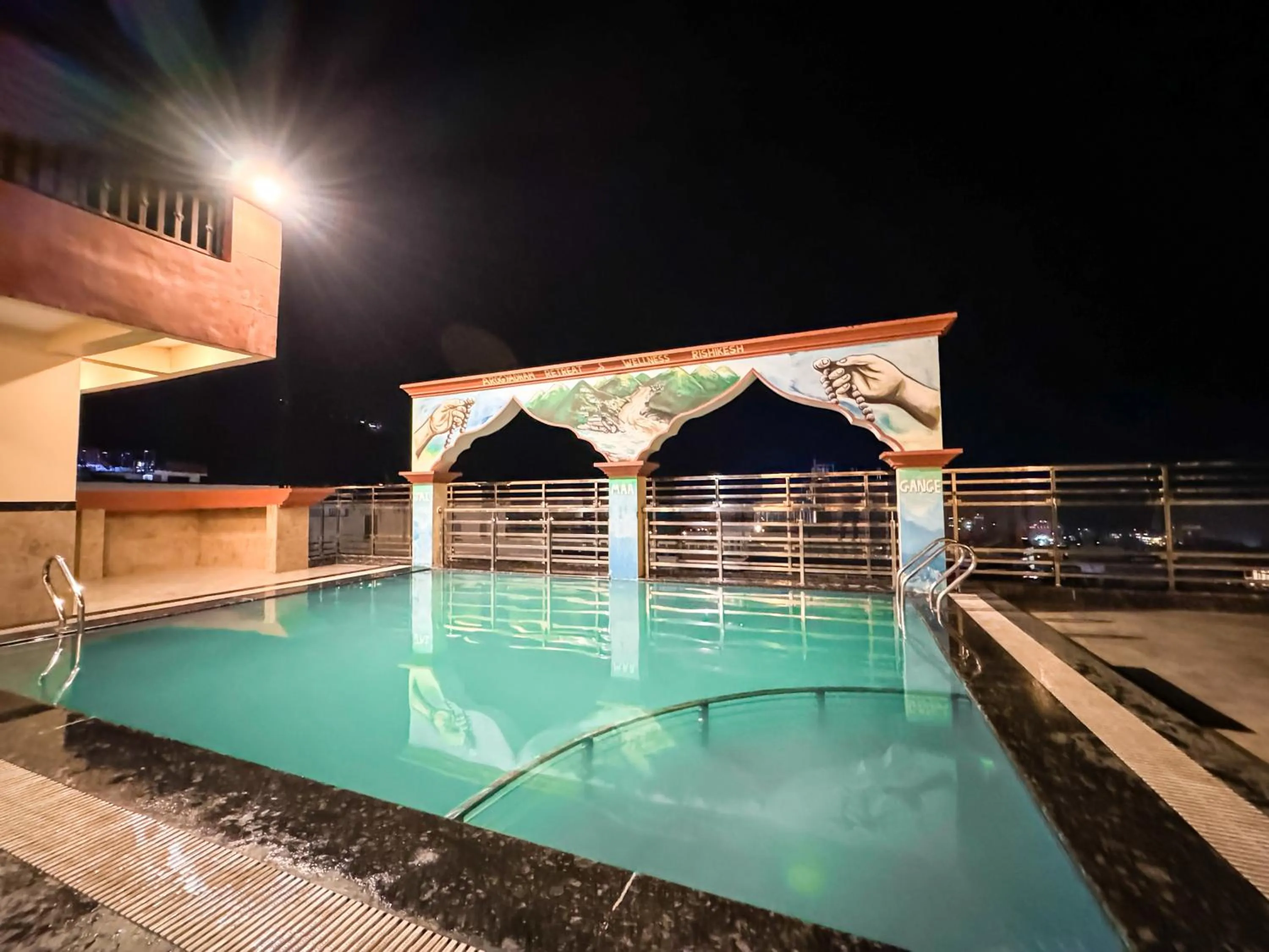 Pool view in Arogyadham Wellness Retreat