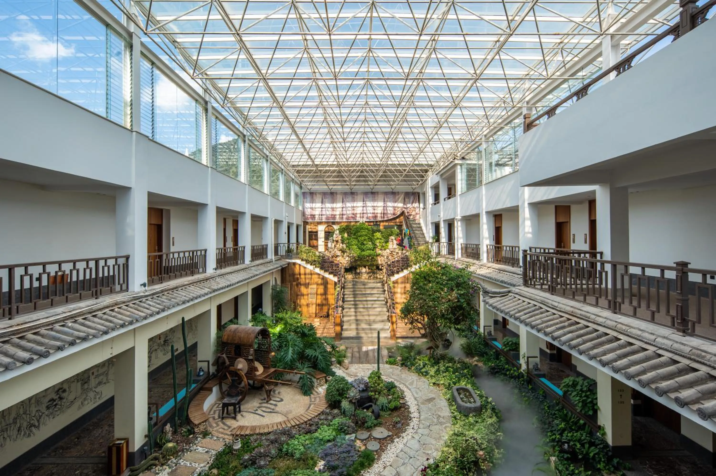 Garden in Huama SSAW Hotel Lijiang