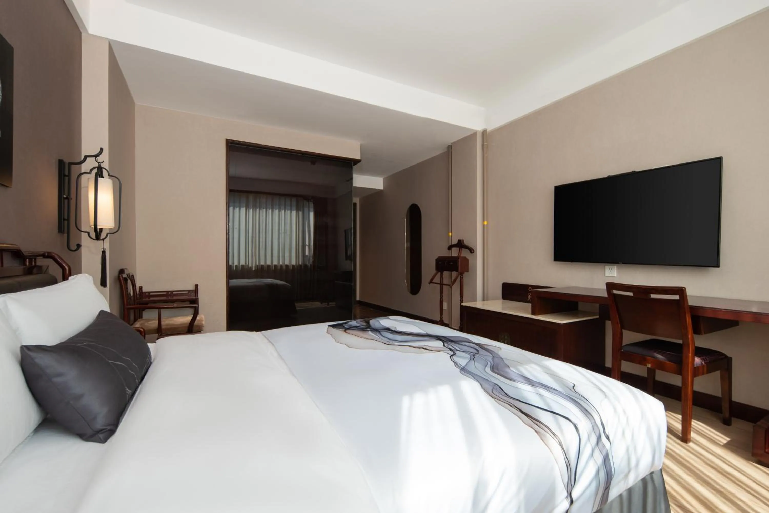 Bed in Huama SSAW Hotel Lijiang