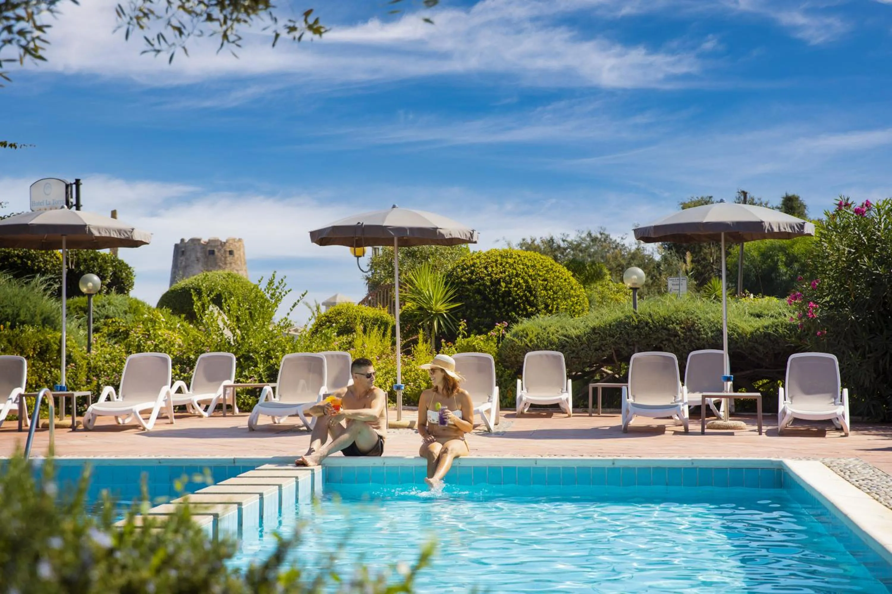 Swimming pool in Hotel la Torre