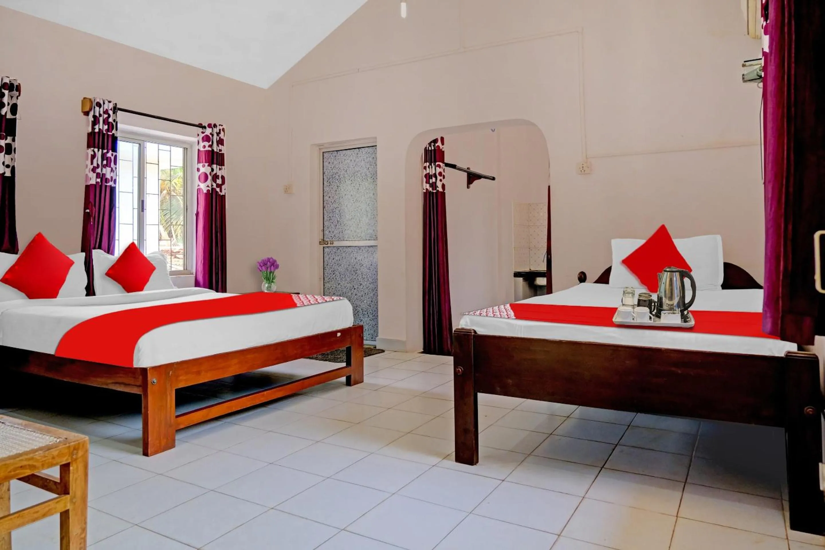 Bedroom in Hotel O Cathsil Cottages