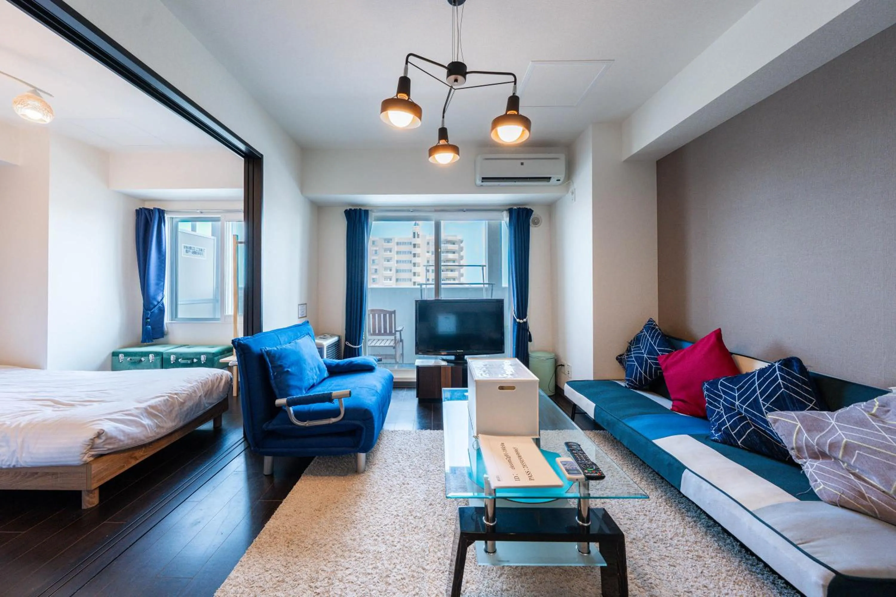 Living room, Bed in AROMA