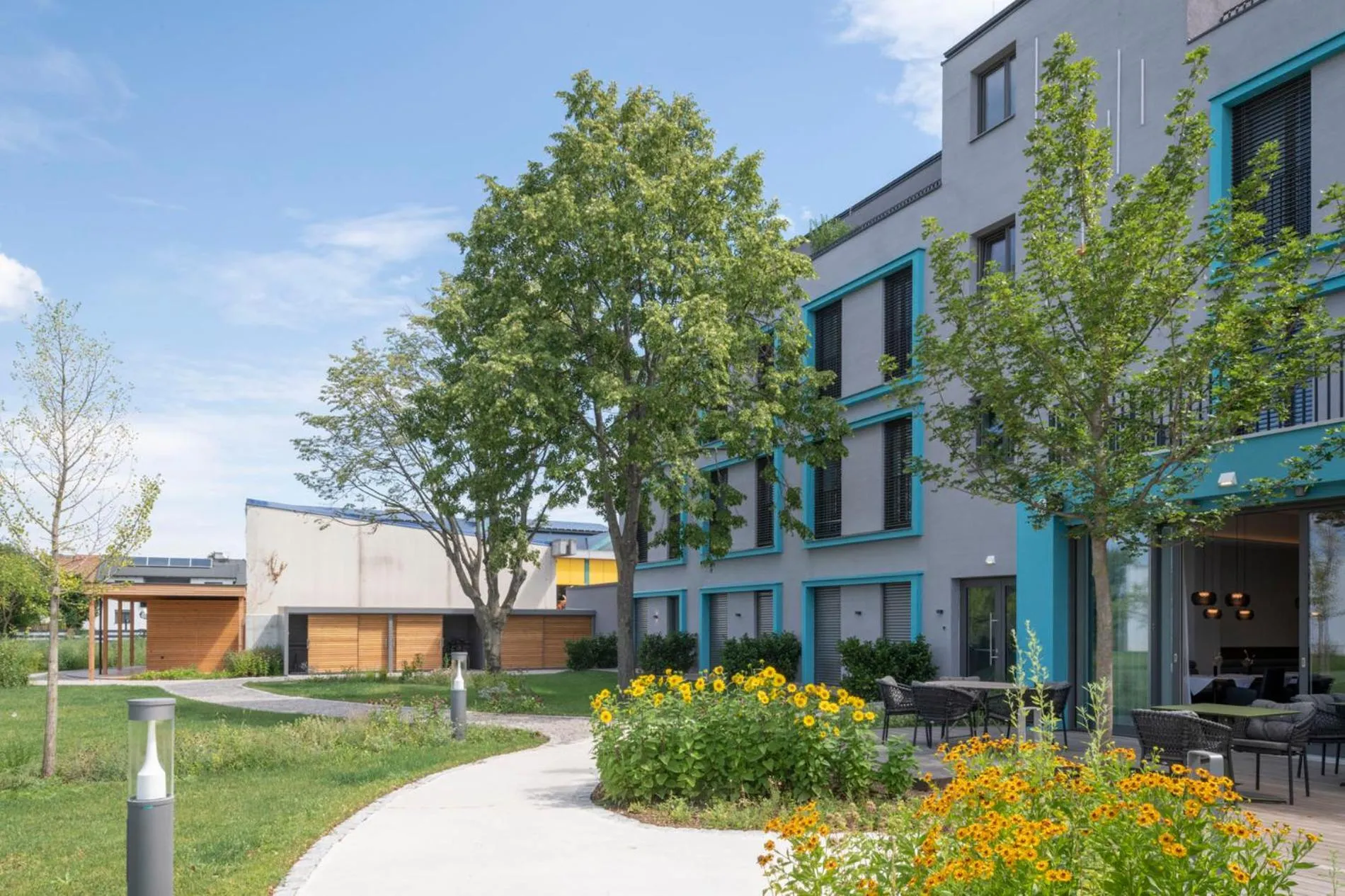 Garden in Hotel Le Parc