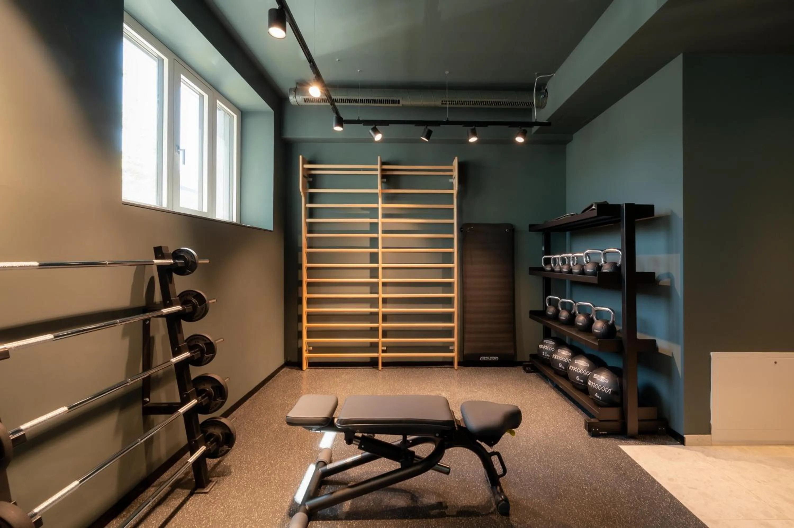 Fitness centre/facilities in Hotel Le Parc