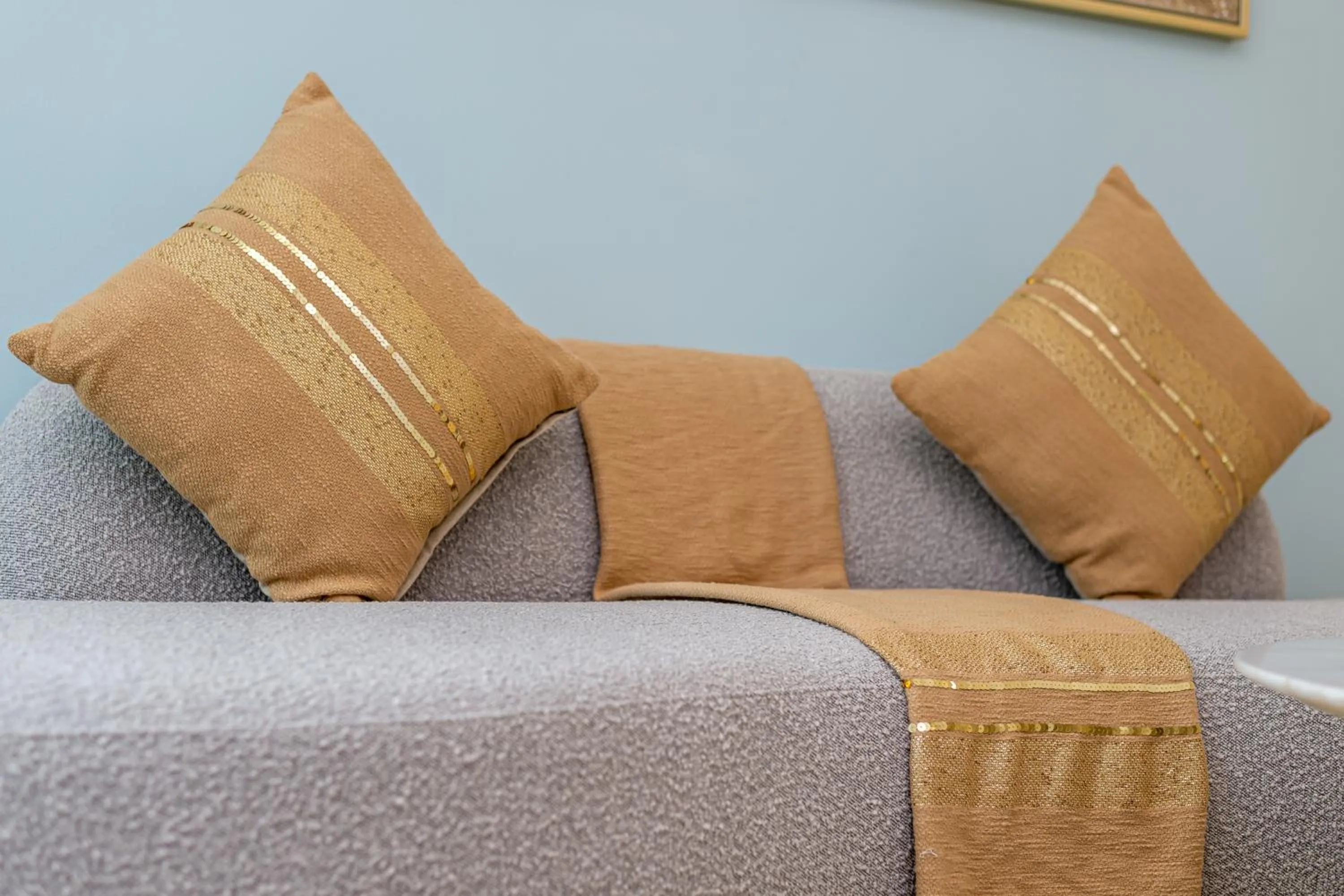 Living room in Marco Polo - Find your calm escape in Dubai Marina