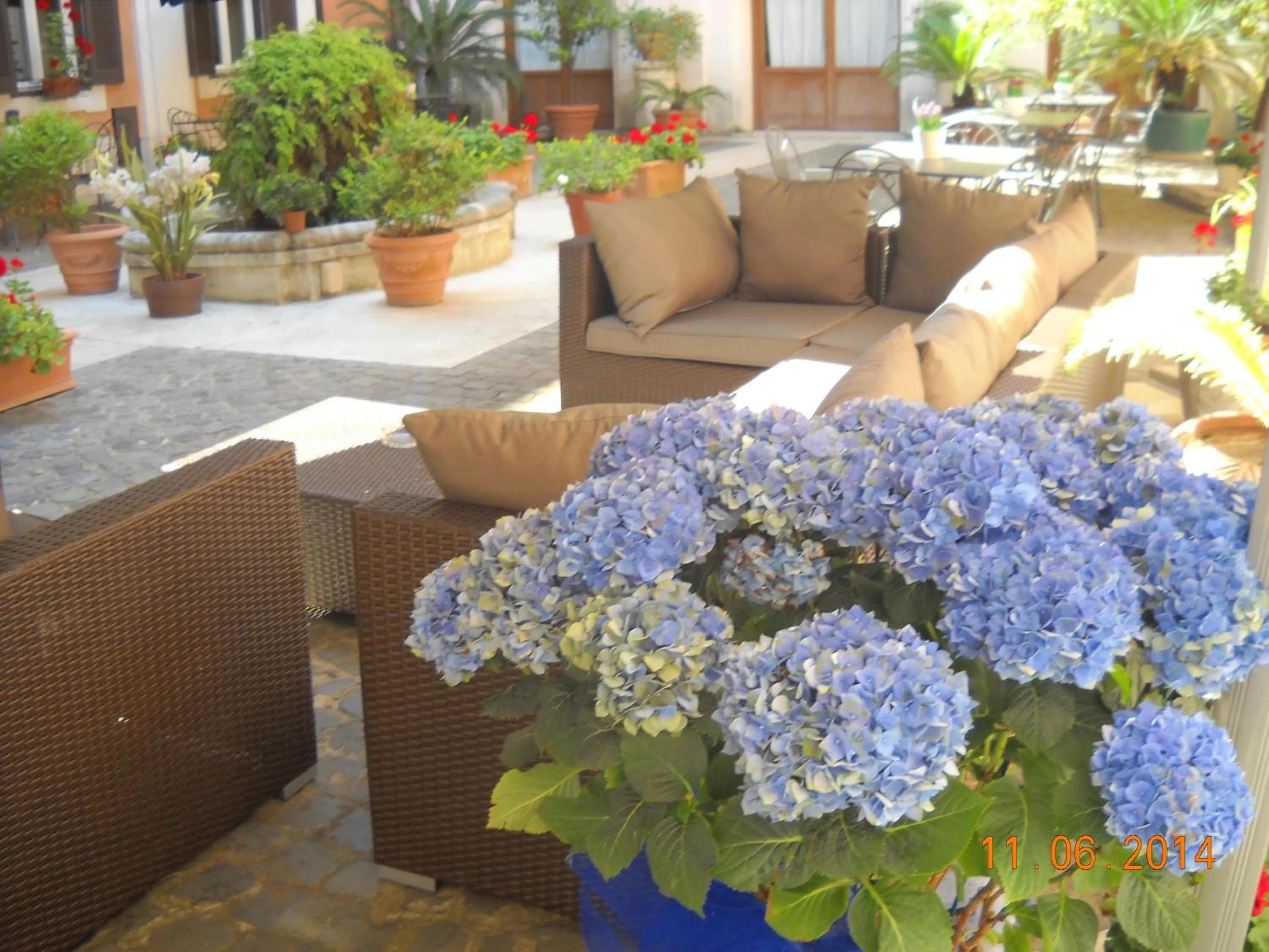 Patio in Relais Hotel Antico Palazzo Rospigliosi