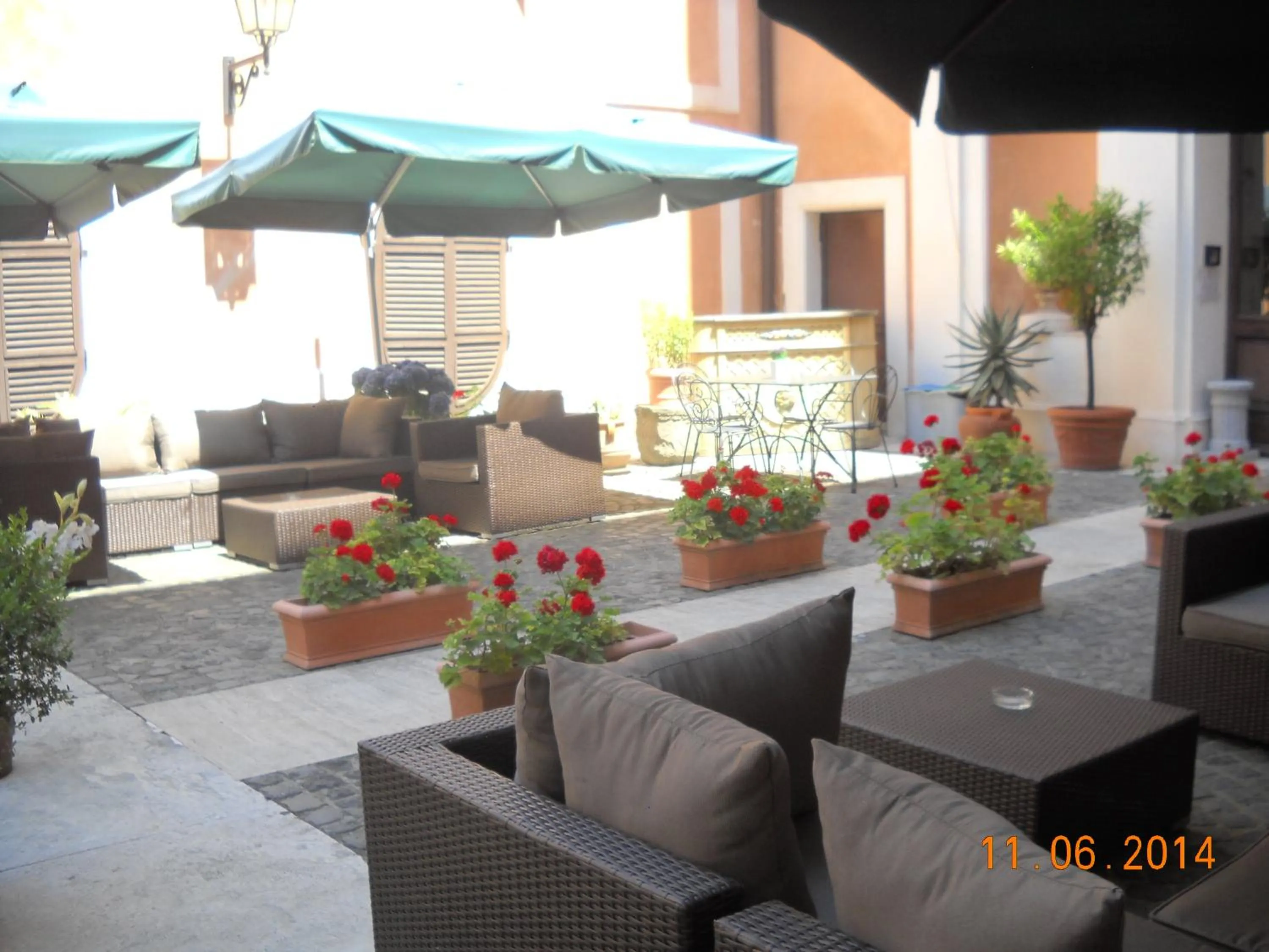Patio in Relais Hotel Antico Palazzo Rospigliosi