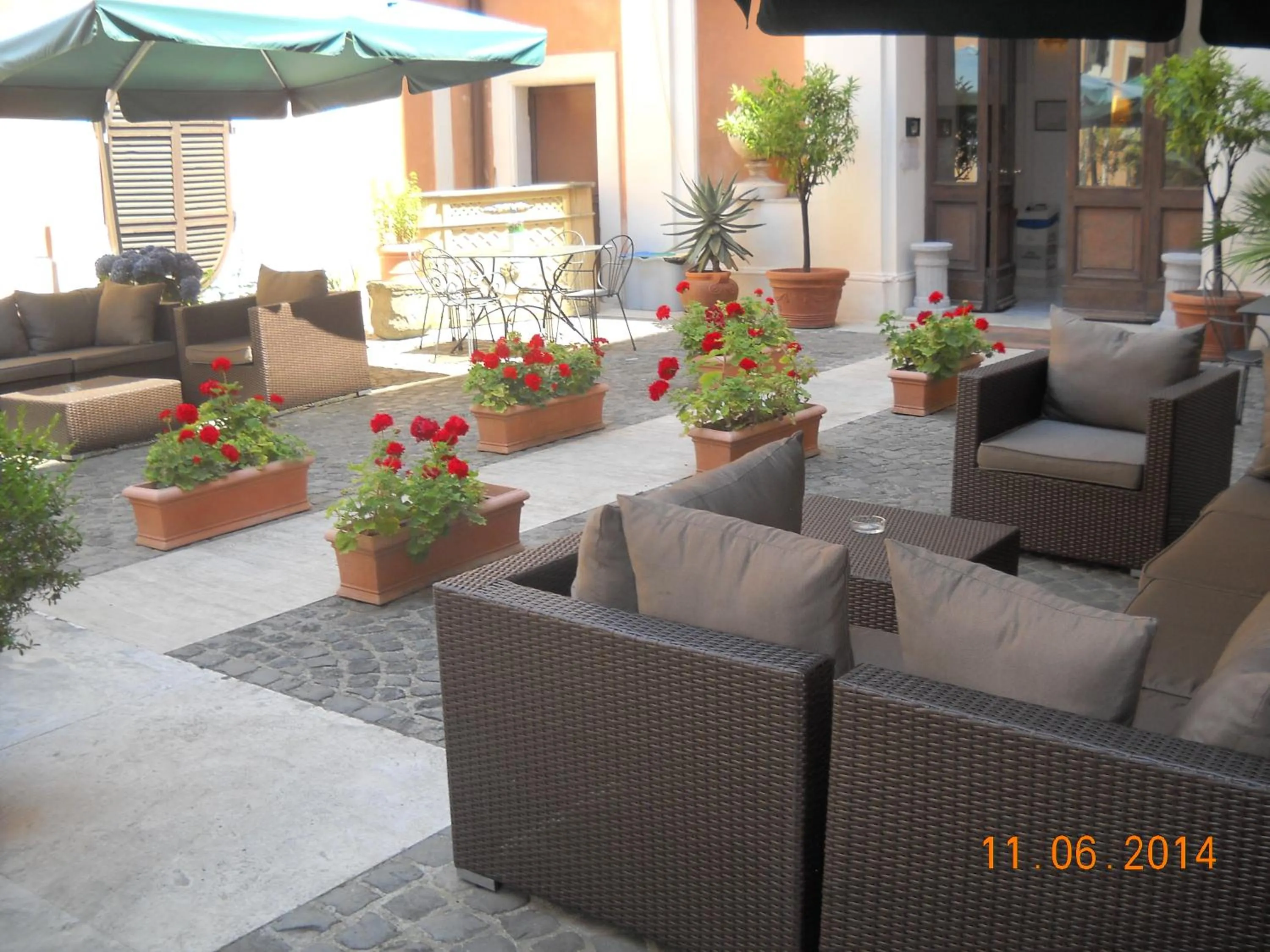 Patio in Relais Hotel Antico Palazzo Rospigliosi