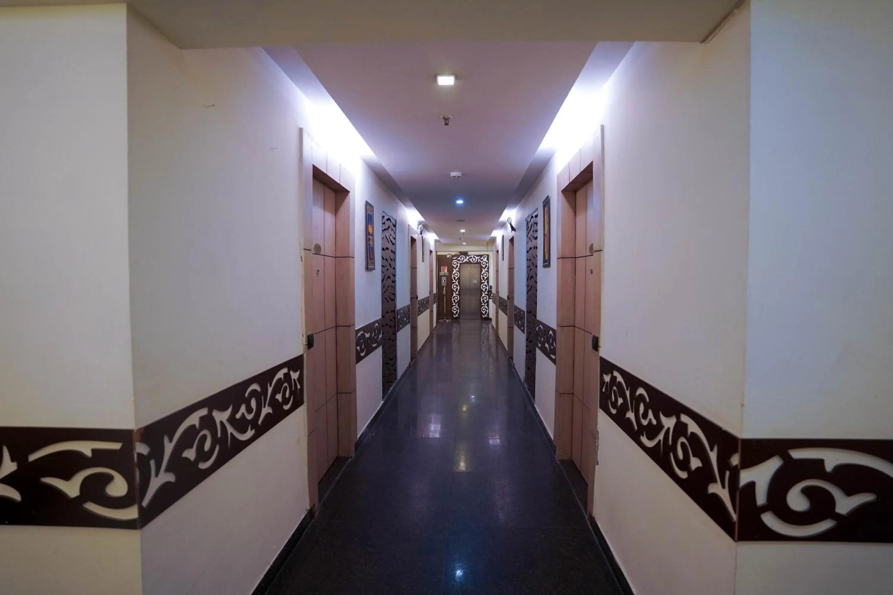 Lobby or reception in Hotel Haveli Palace