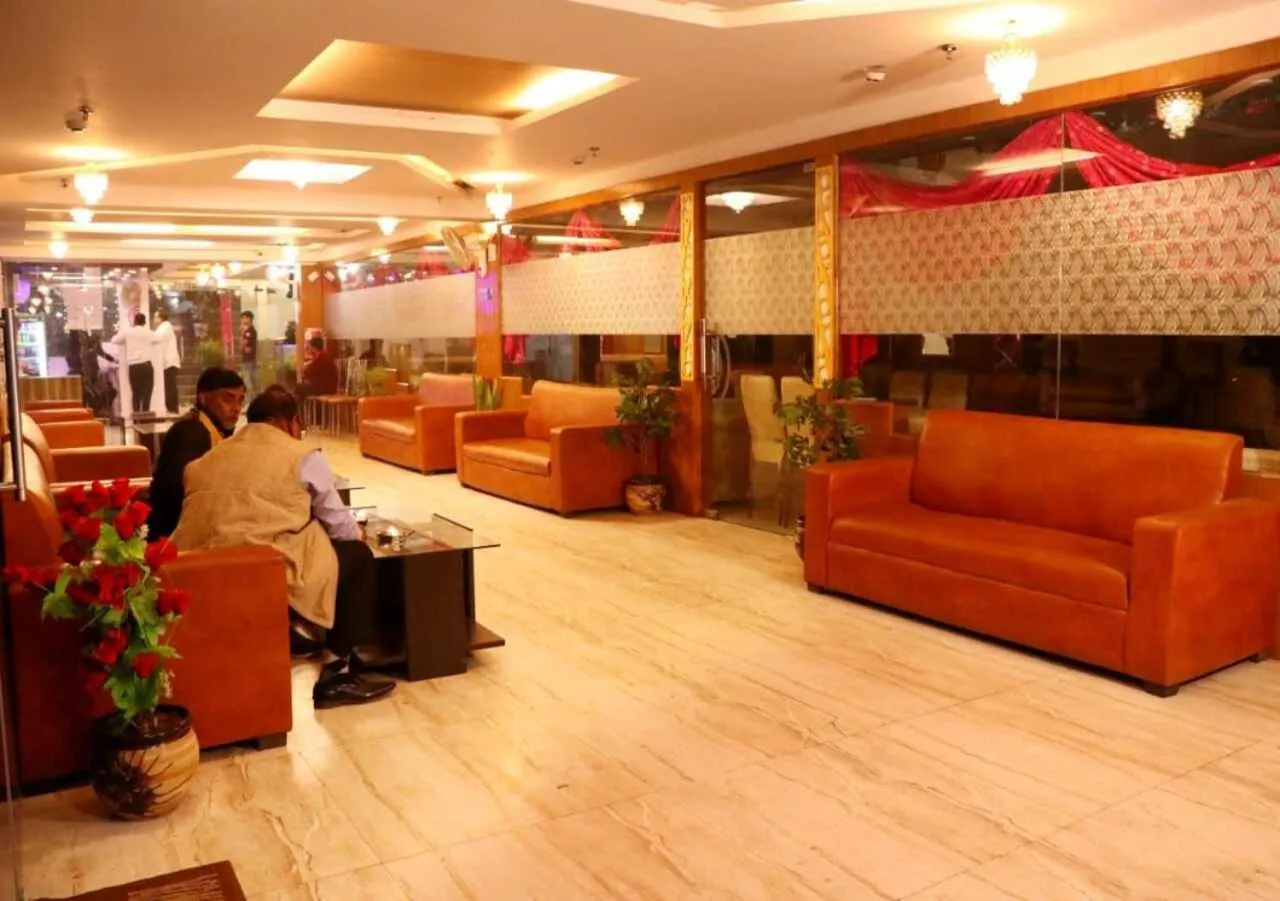 Lobby or reception in Hotel Haveli Palace