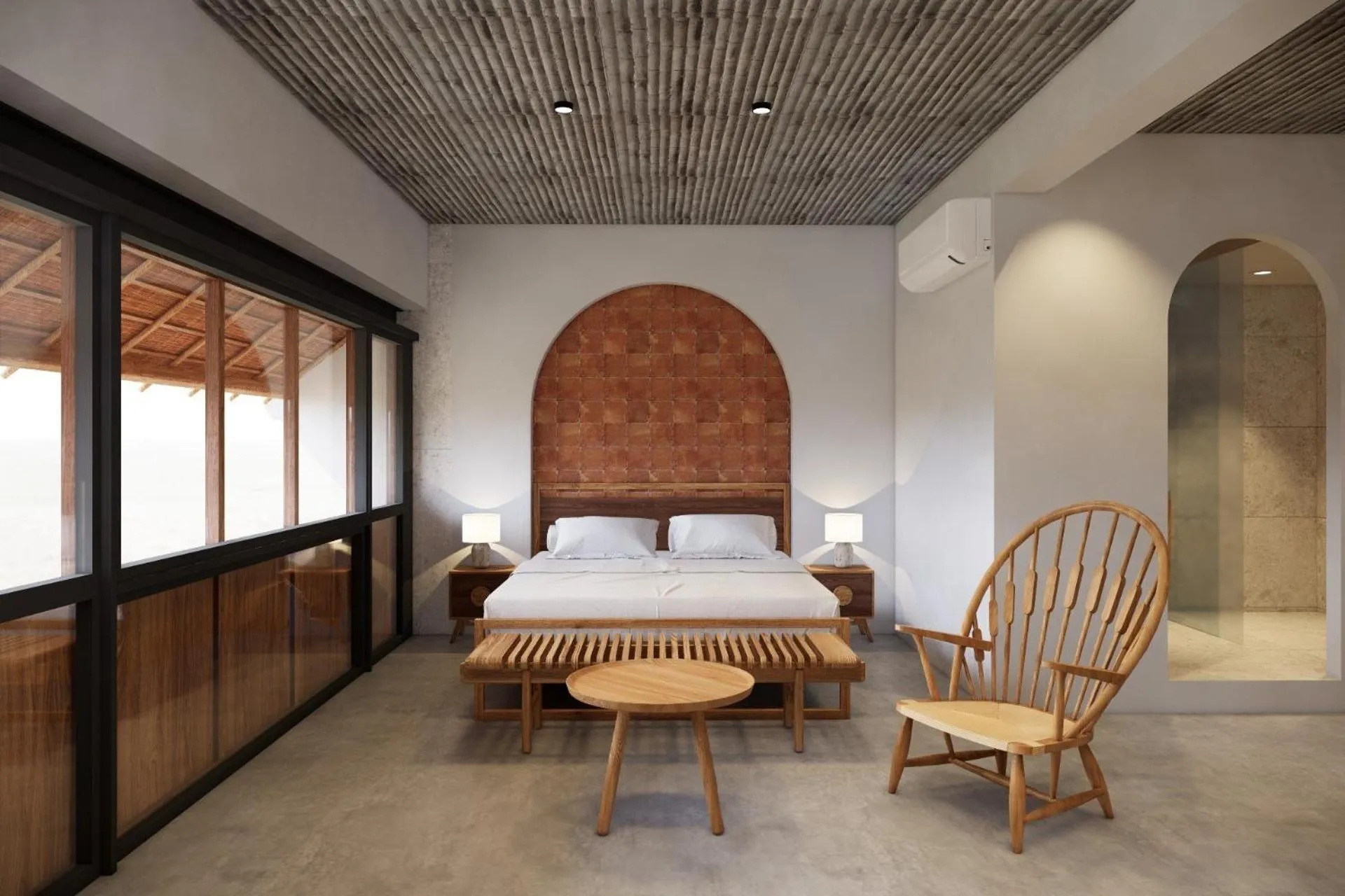 Bed in TA Danang Boutique Hotel