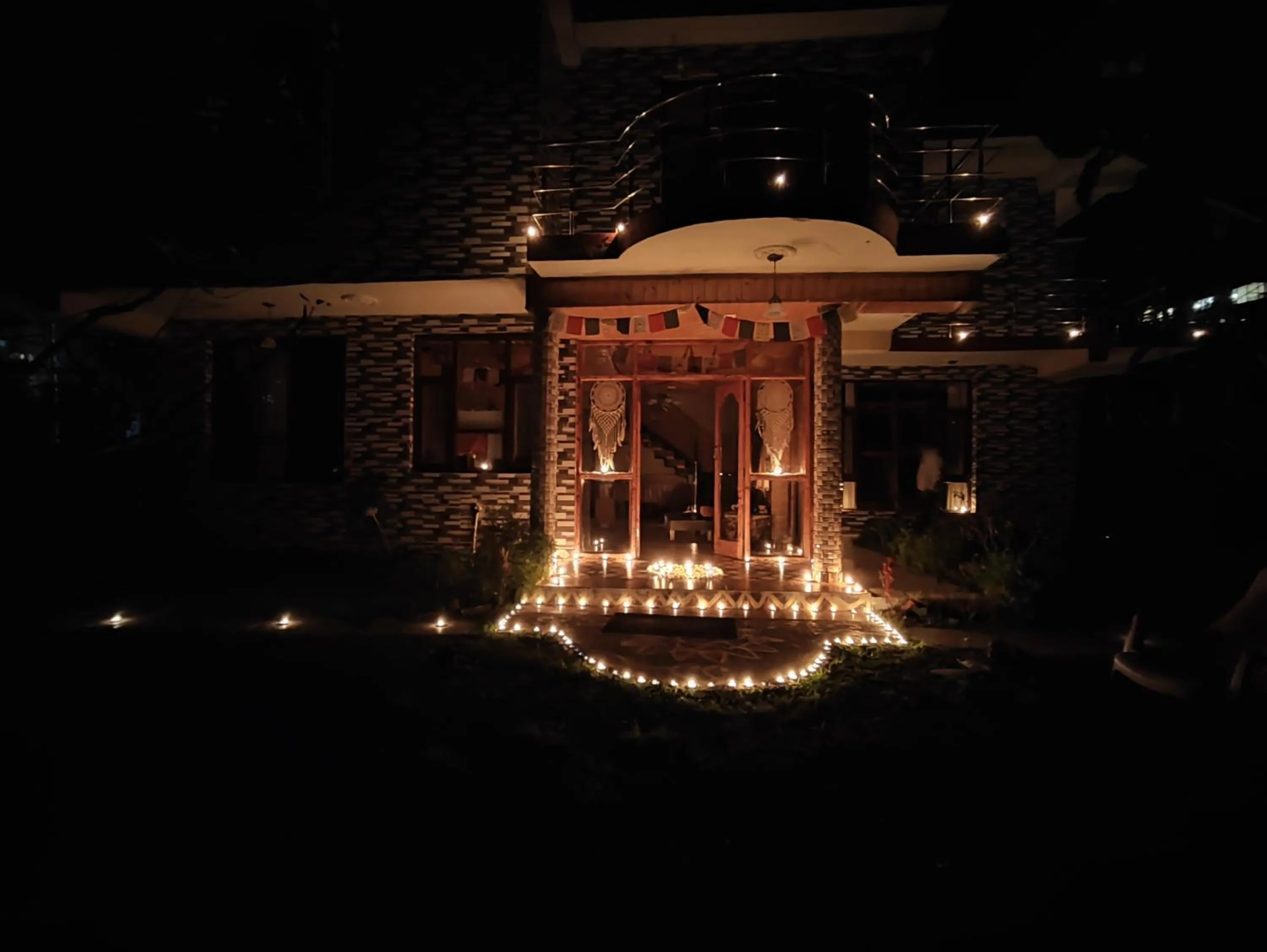 Property building in indian backpackers hostel