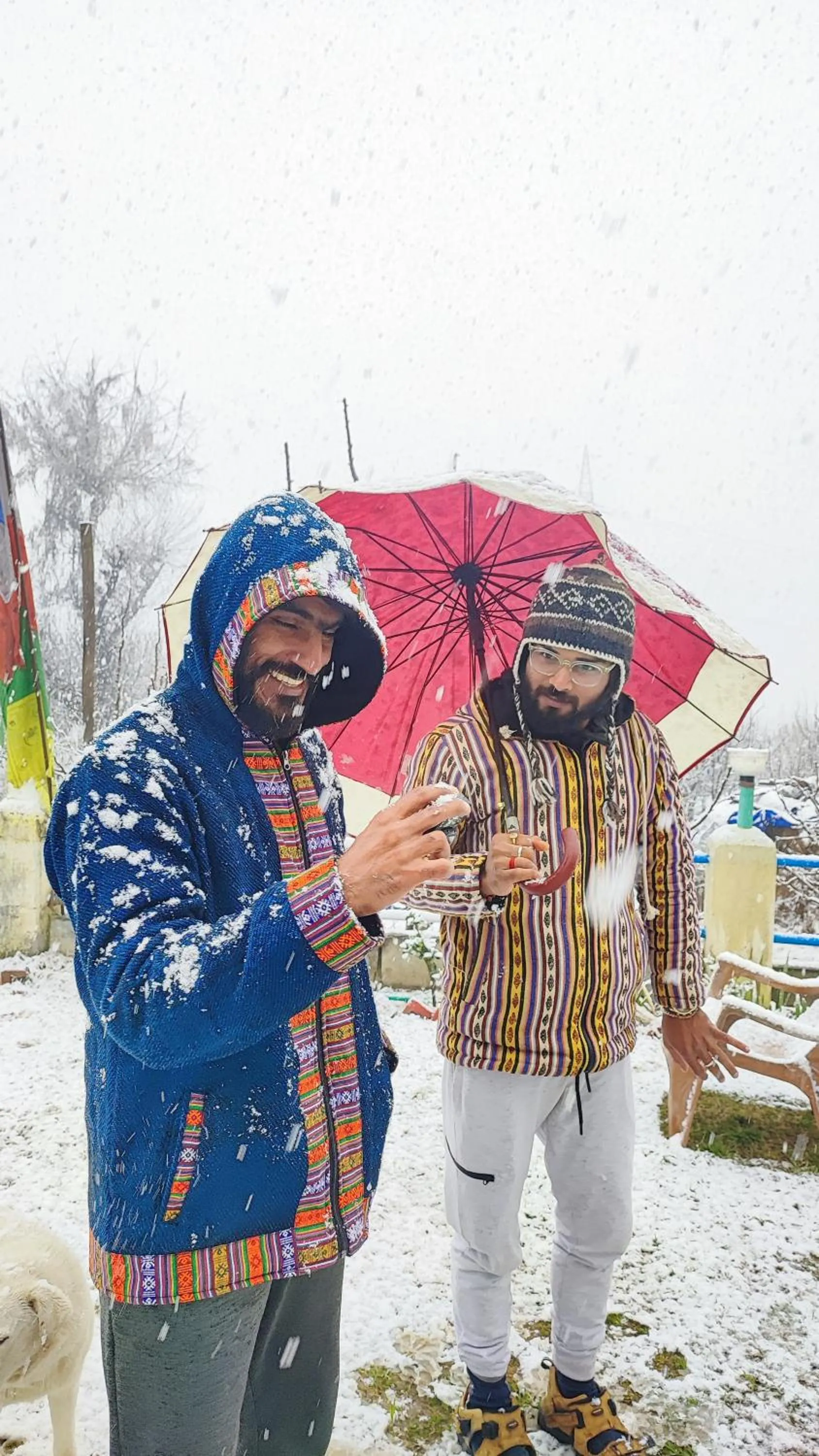 Winter in indian backpackers hostel