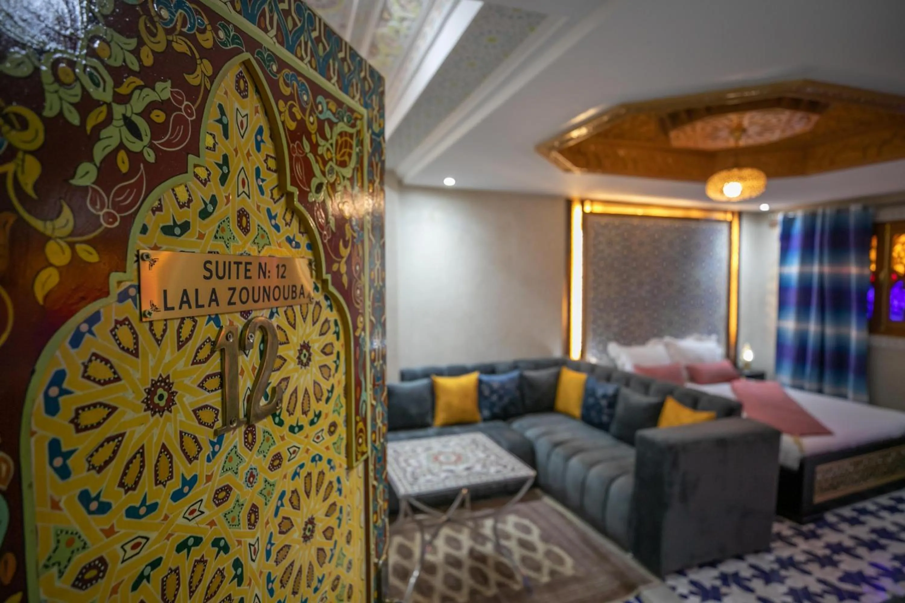 Bed in Hotel & Ryad DALILA