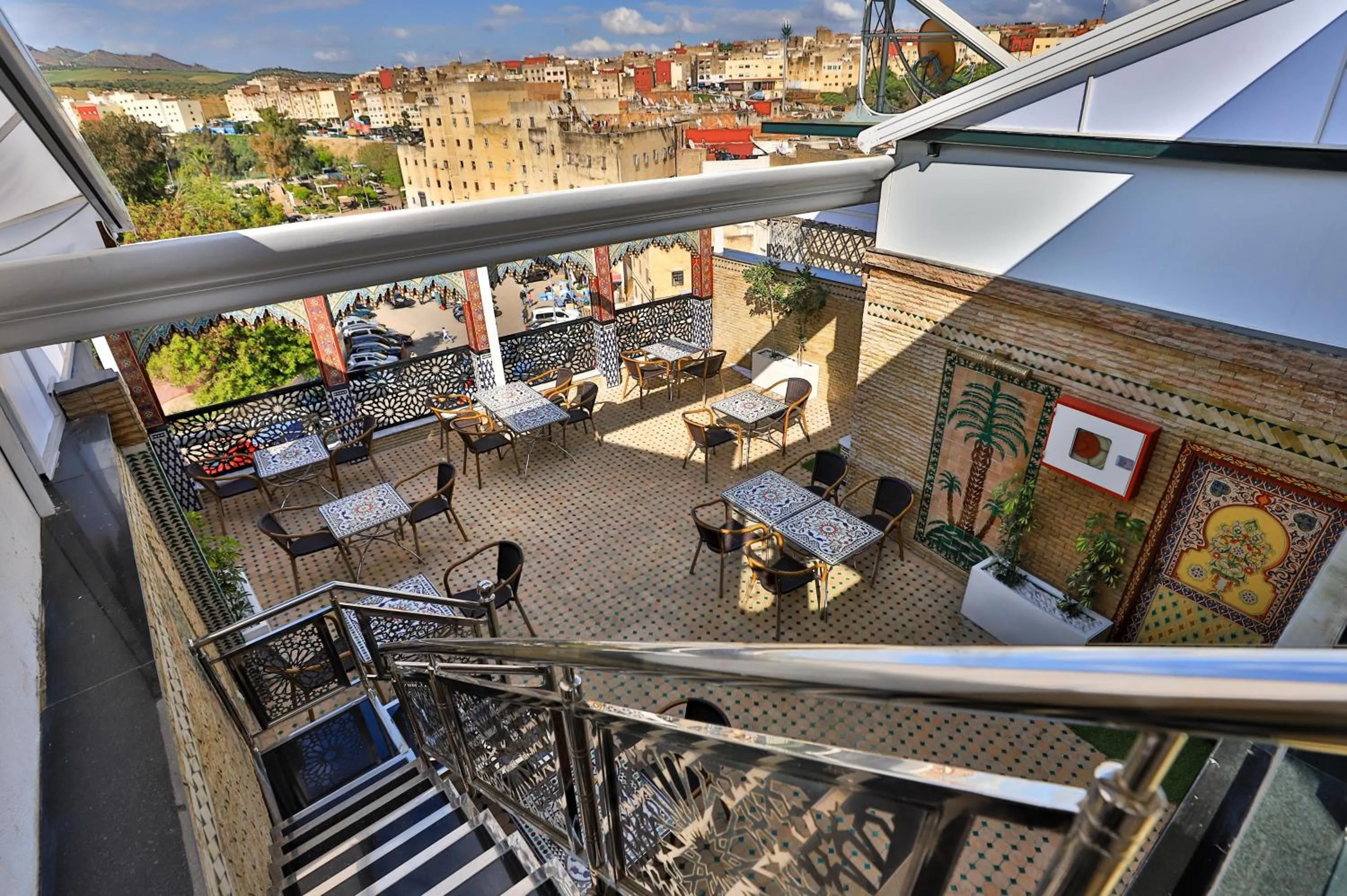 Patio in Hotel & Ryad DALILA