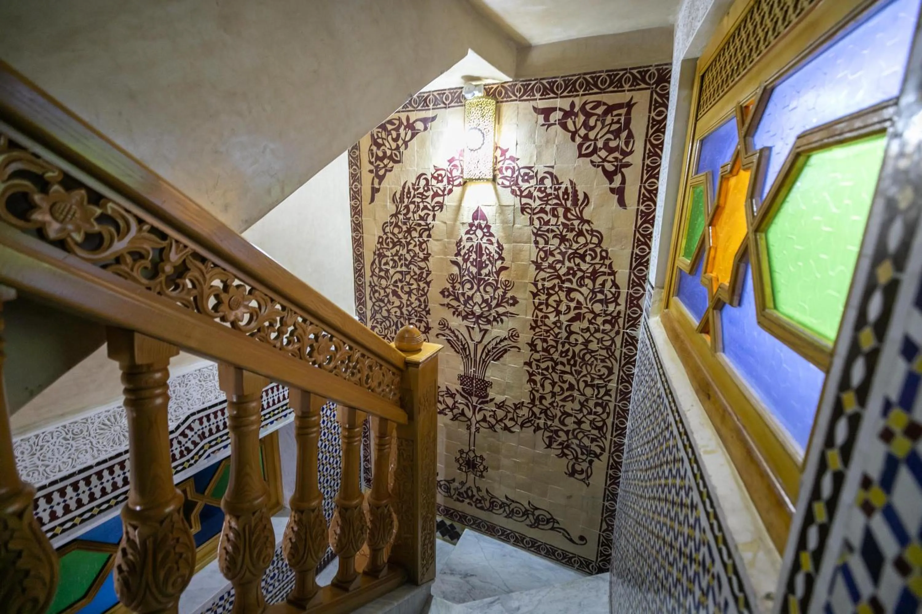 Decorative detail in Hotel & Ryad DALILA