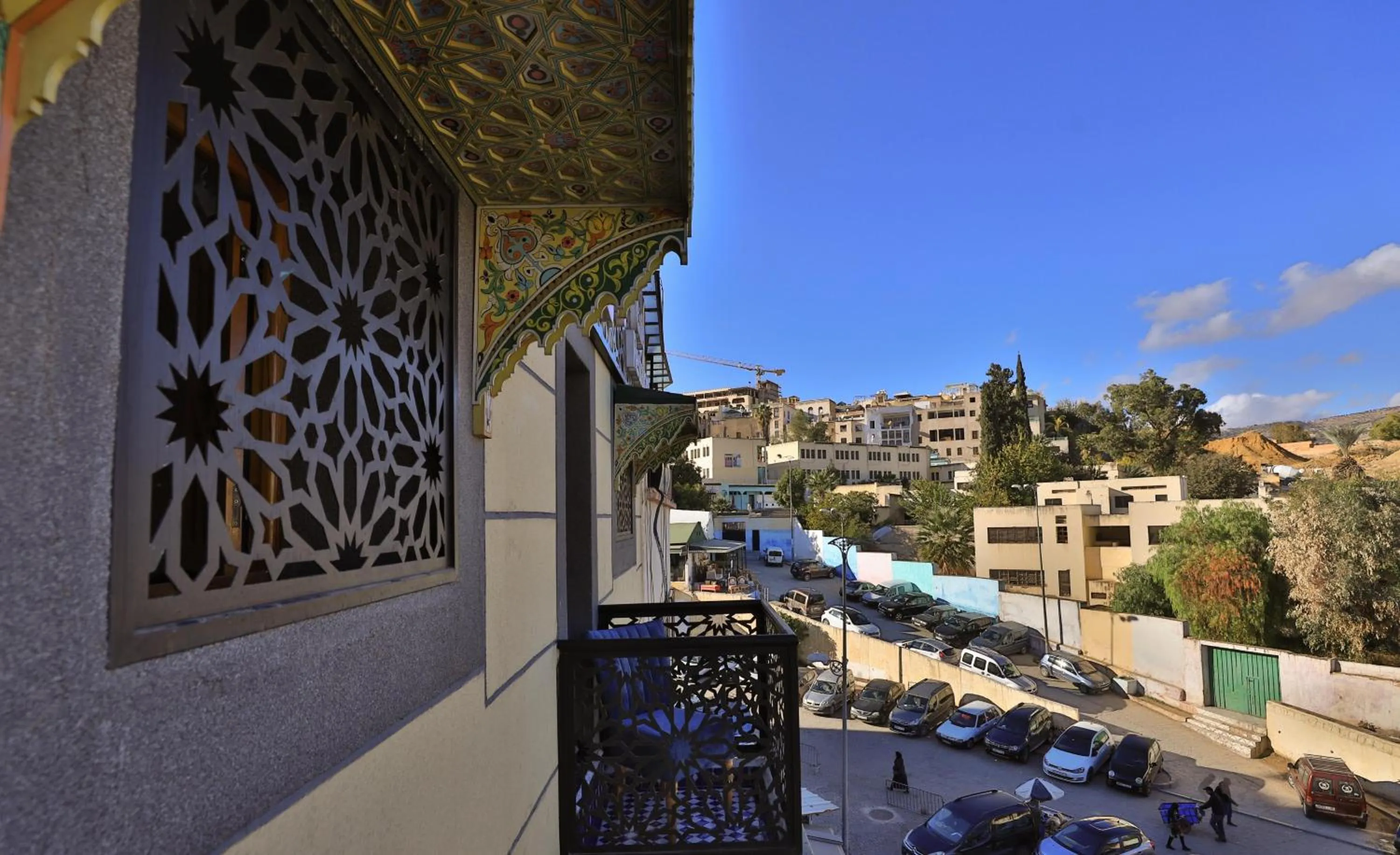 Balcony/Terrace in Hotel & Ryad DALILA