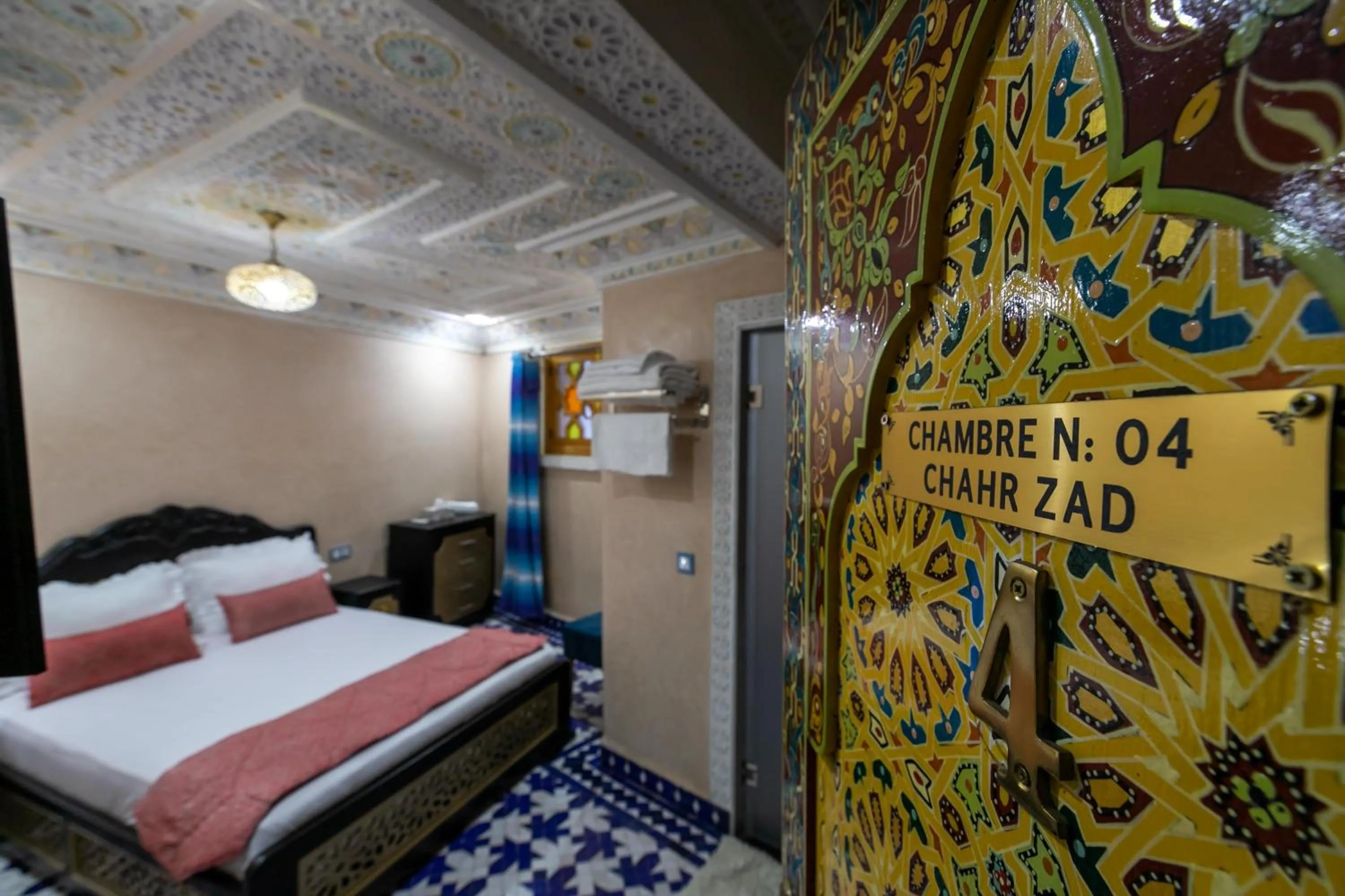 Bed in Hotel & Ryad DALILA